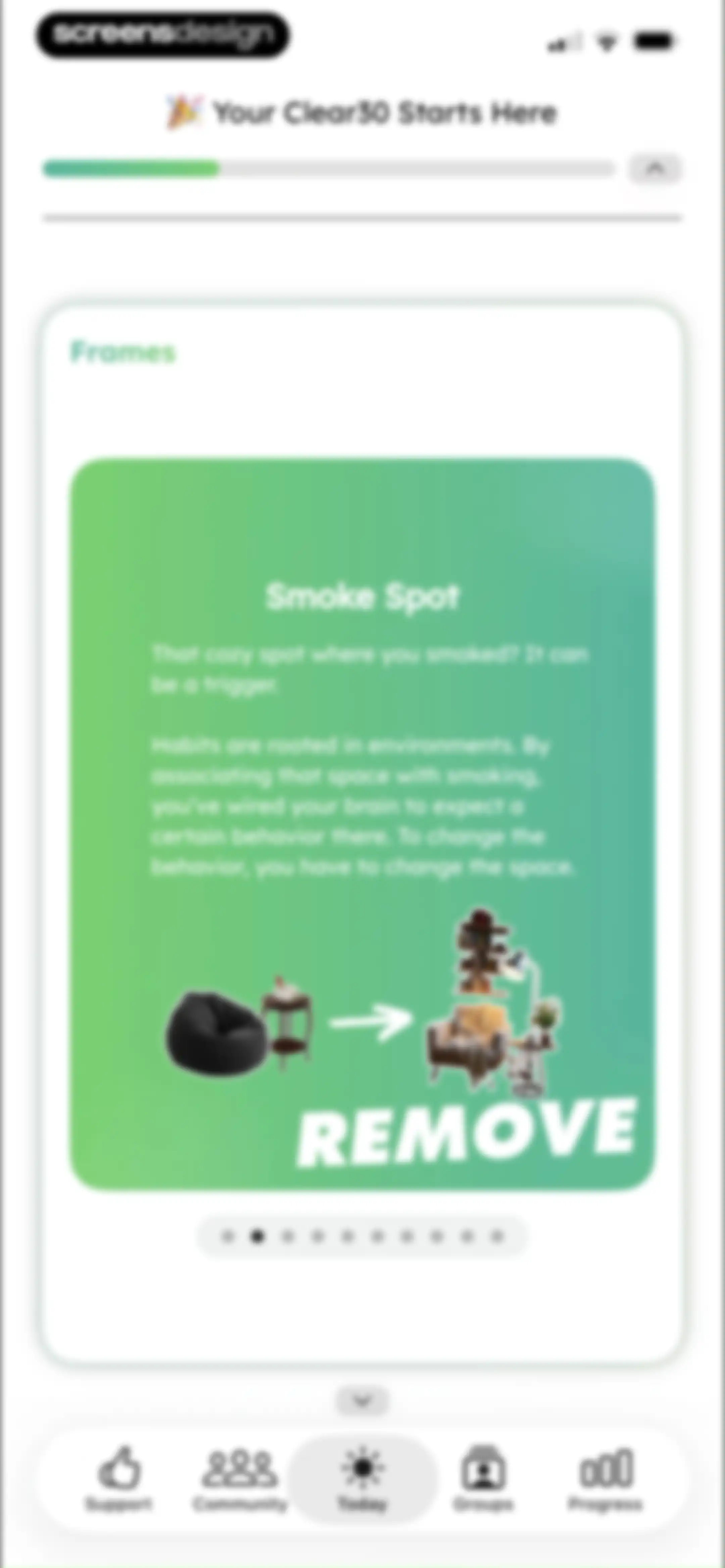 Clear30: Reset From Weed screen 111