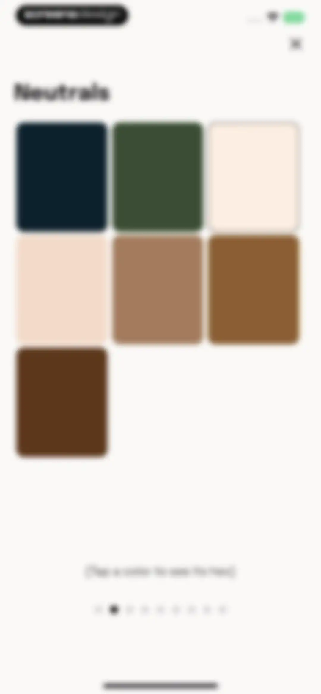 Palette - Color Analysis screen 17