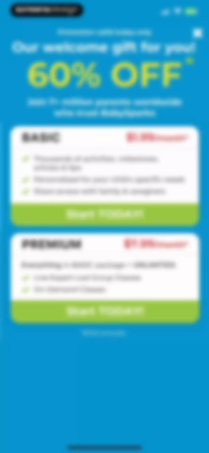 BabySparks - Development App screen 16