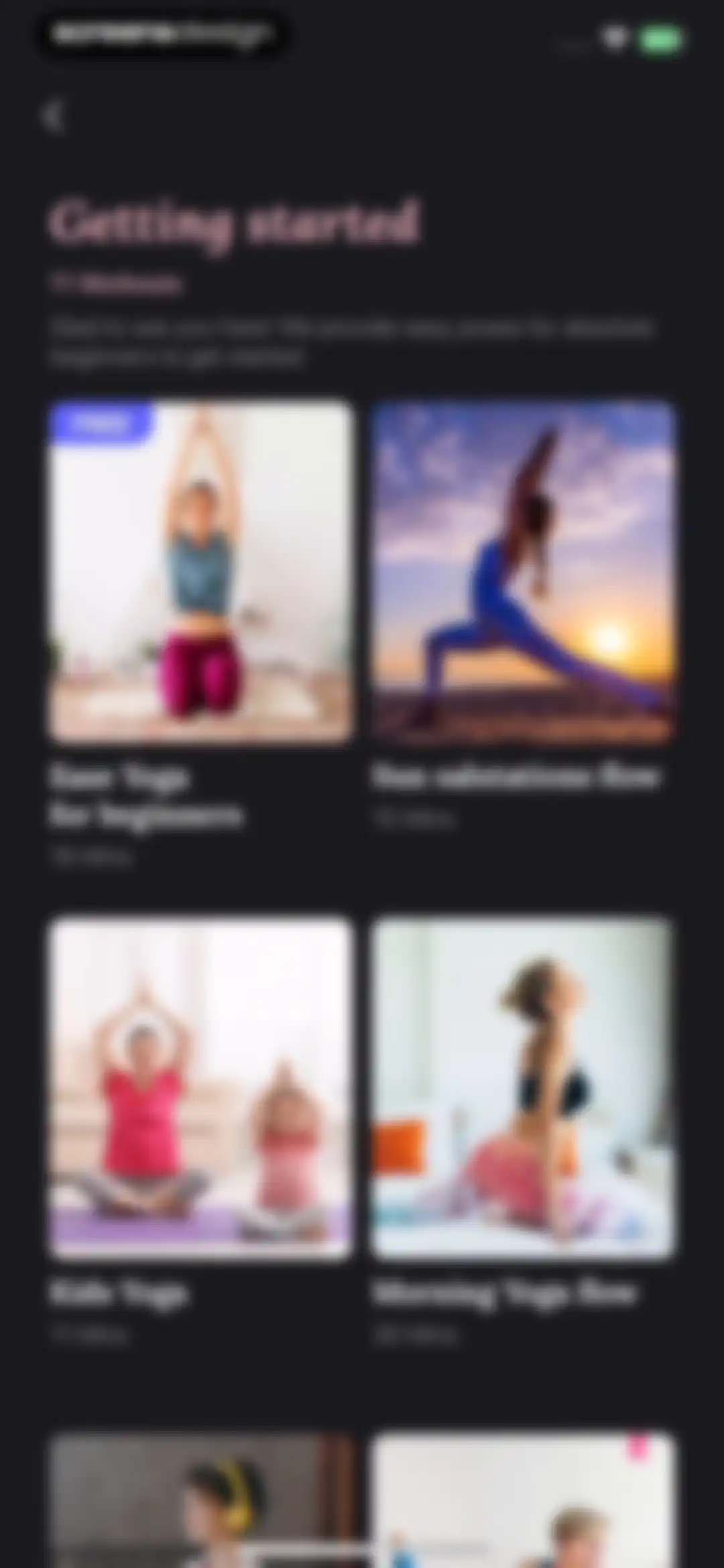 Yoga for Beginners, Pilates+ screen 110
