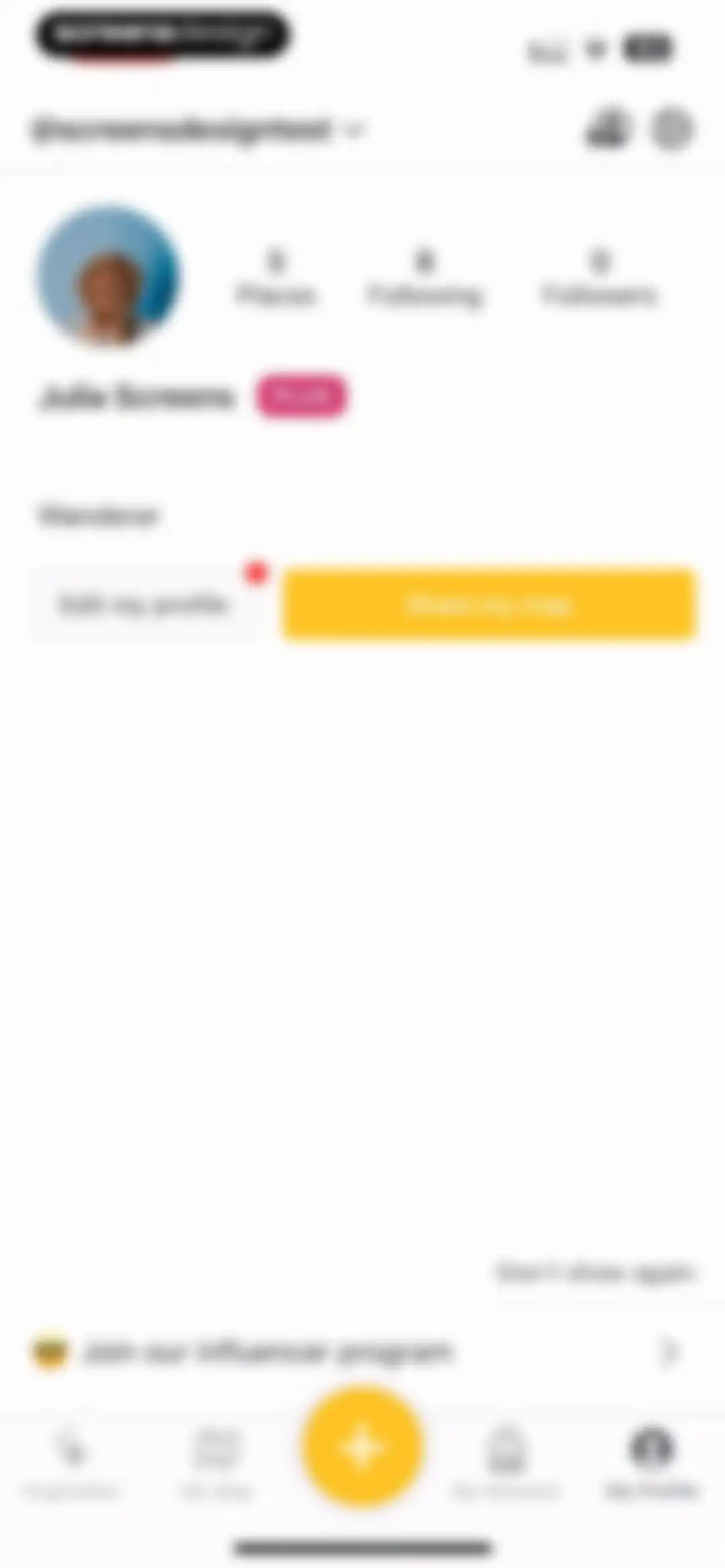 Mapstr – Save & Follow Places screen 127