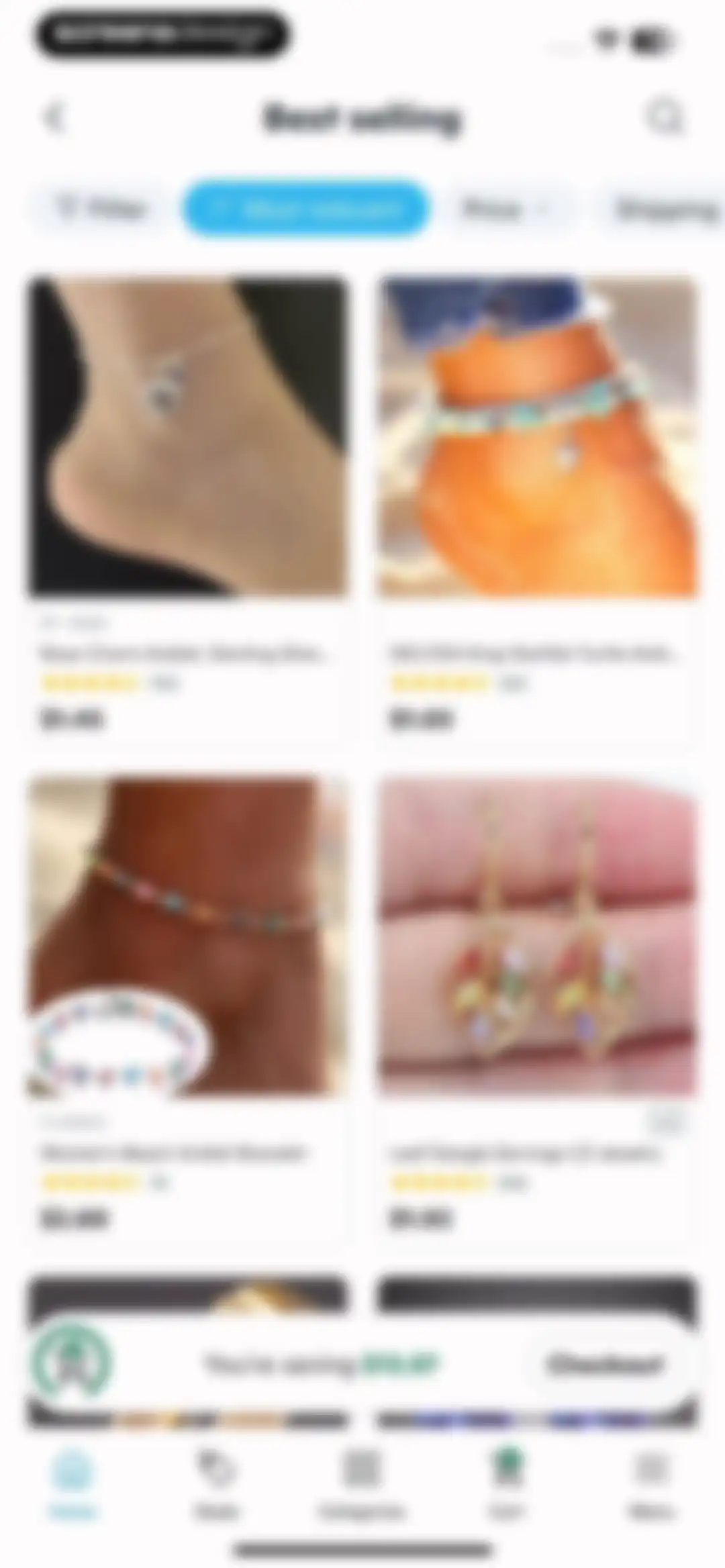 Wish: Shop and Save screen 86