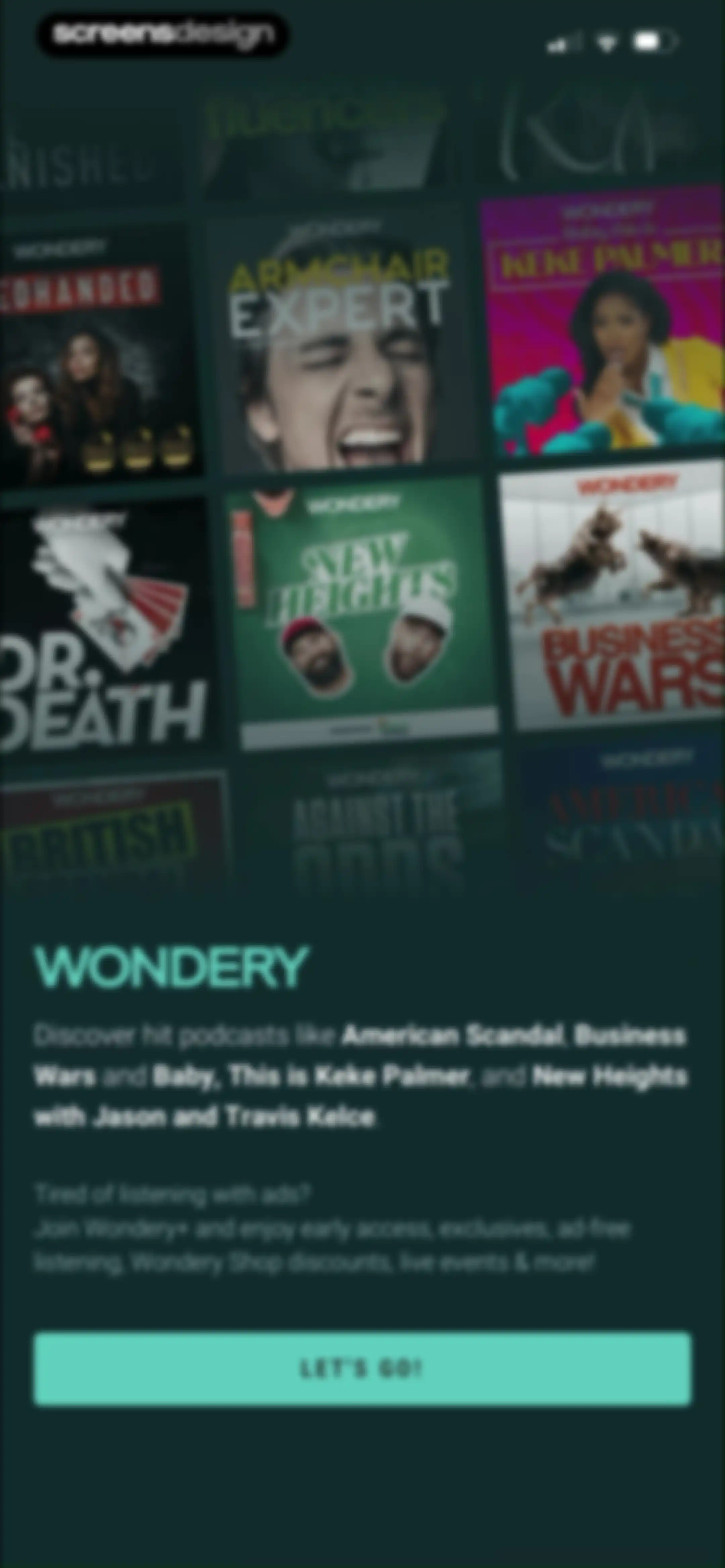 Wondery: Must-Hear Podcasts screen 2