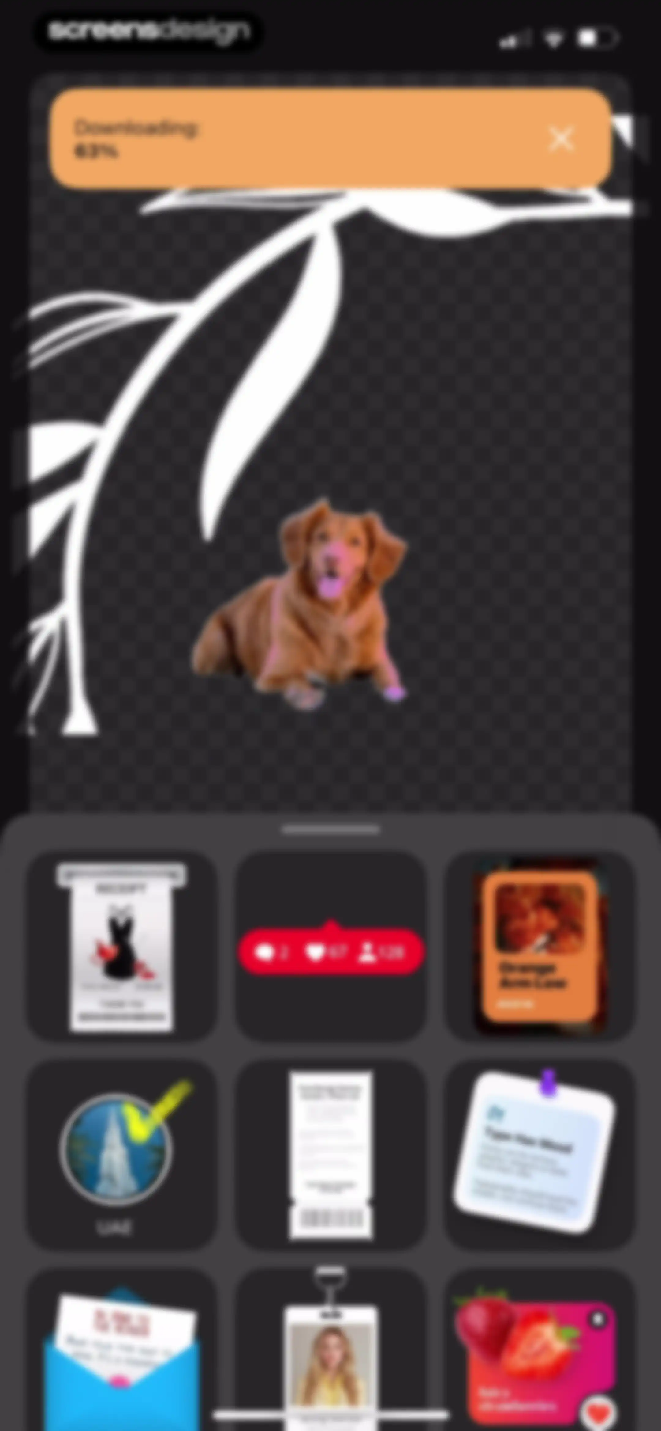 Leto: Font for Instagram Story screen 81