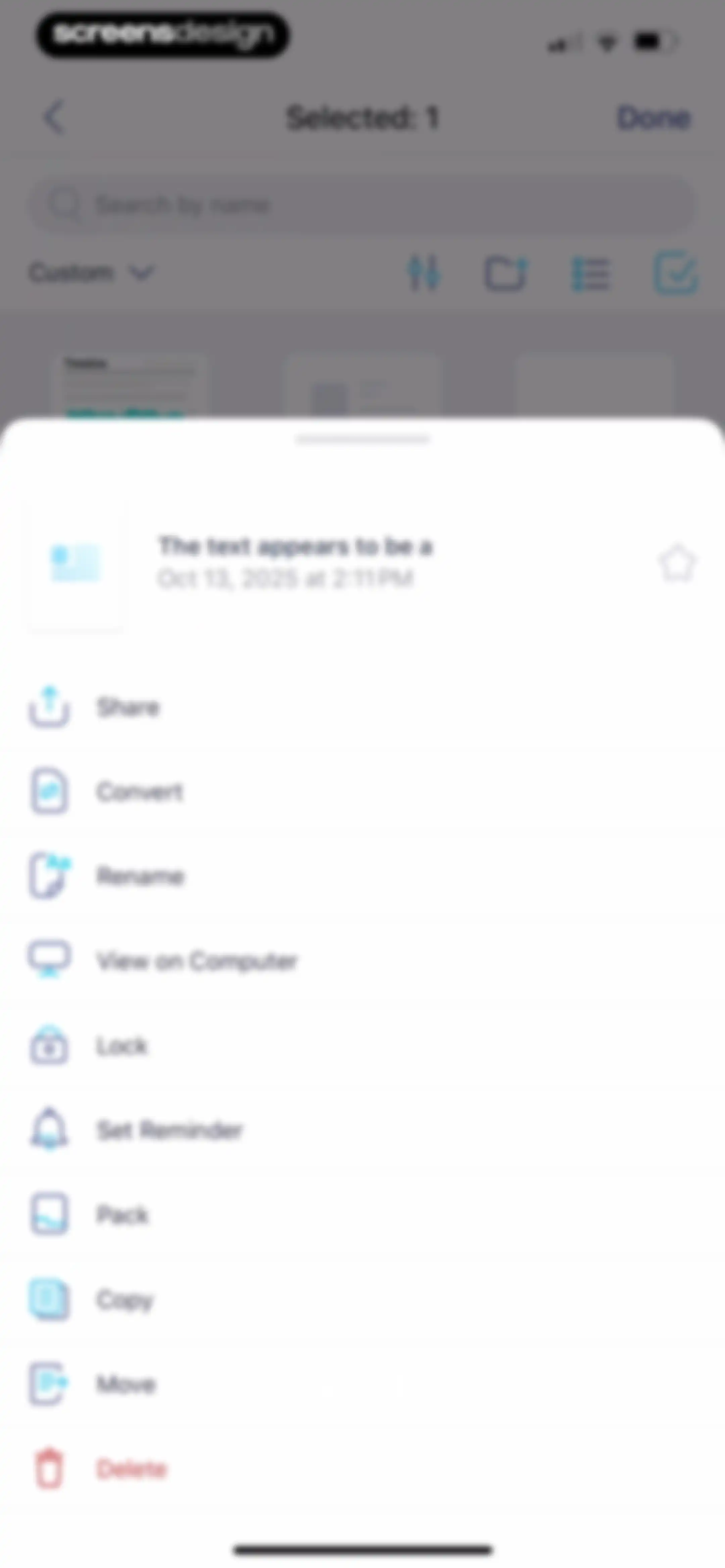 iScanner: PDF Document Scanner screen 148