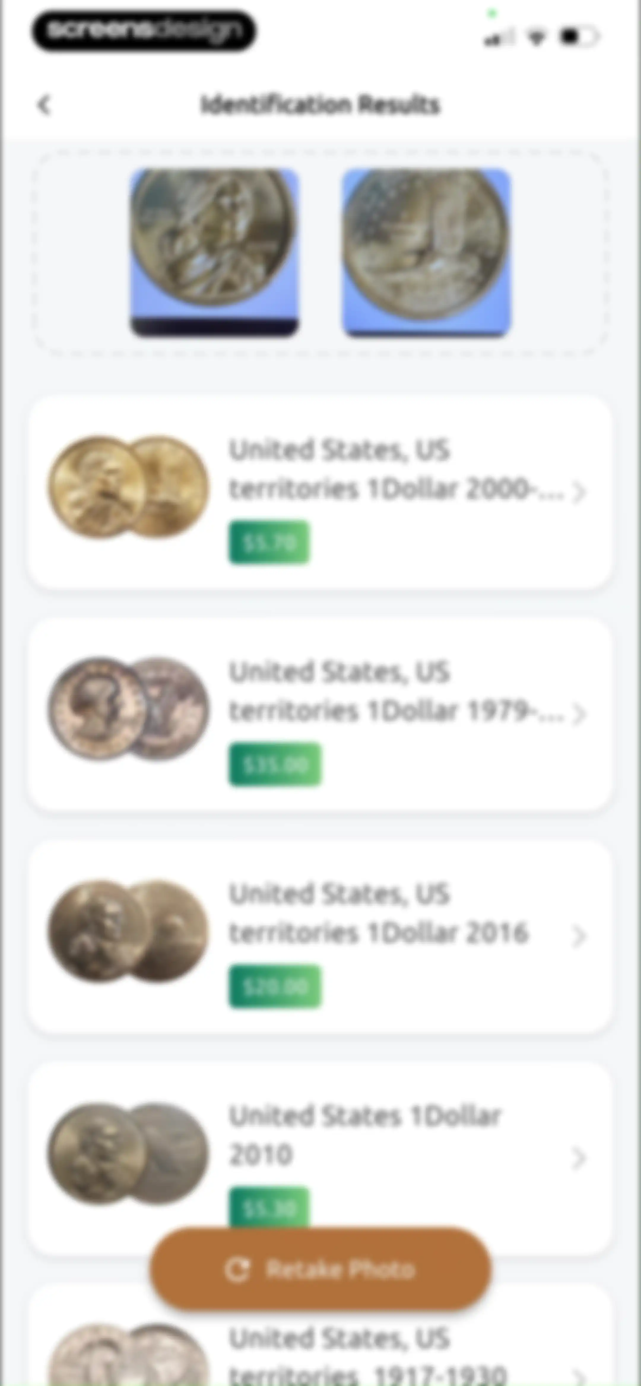 ChatCoin: Coin Identifier screen 16