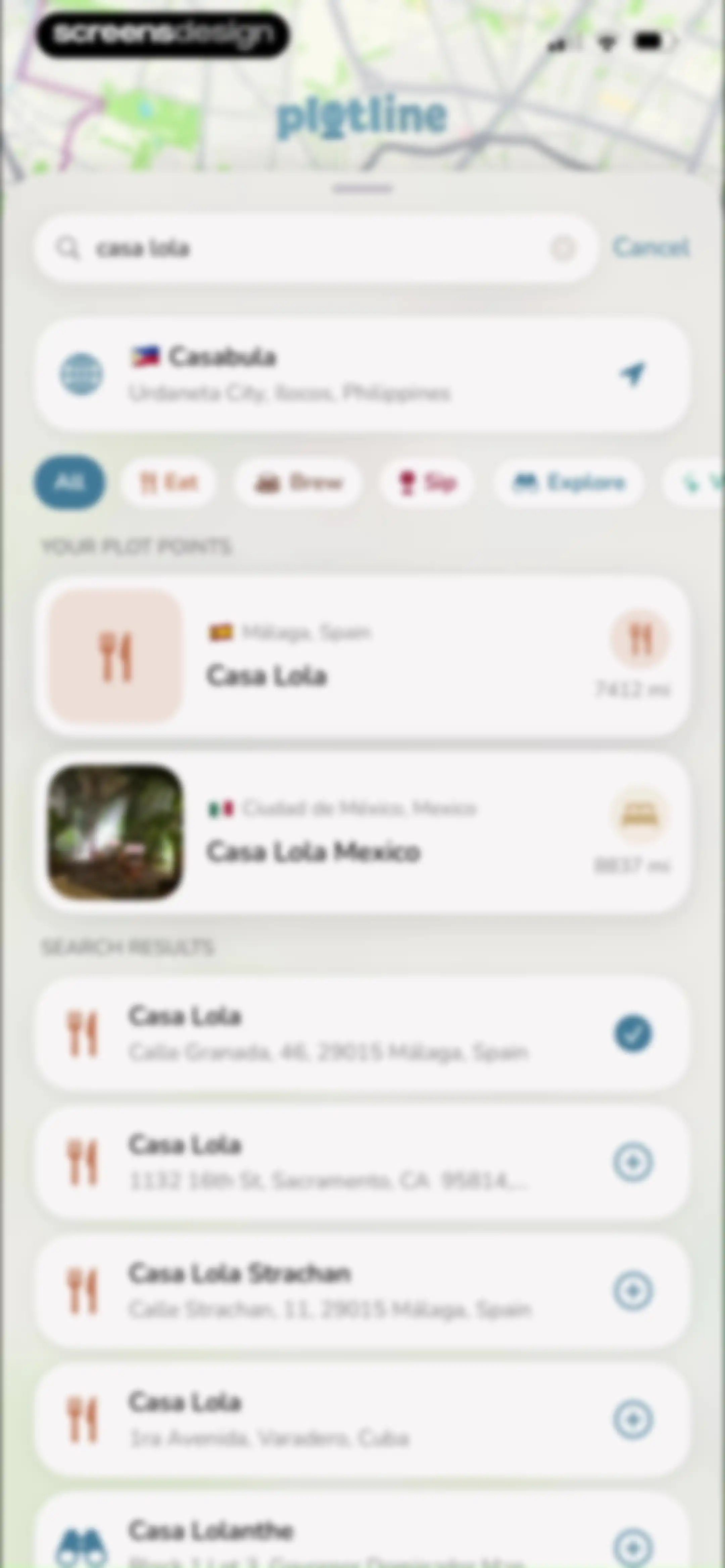 Plotline: Travel Map & Planner screen 45