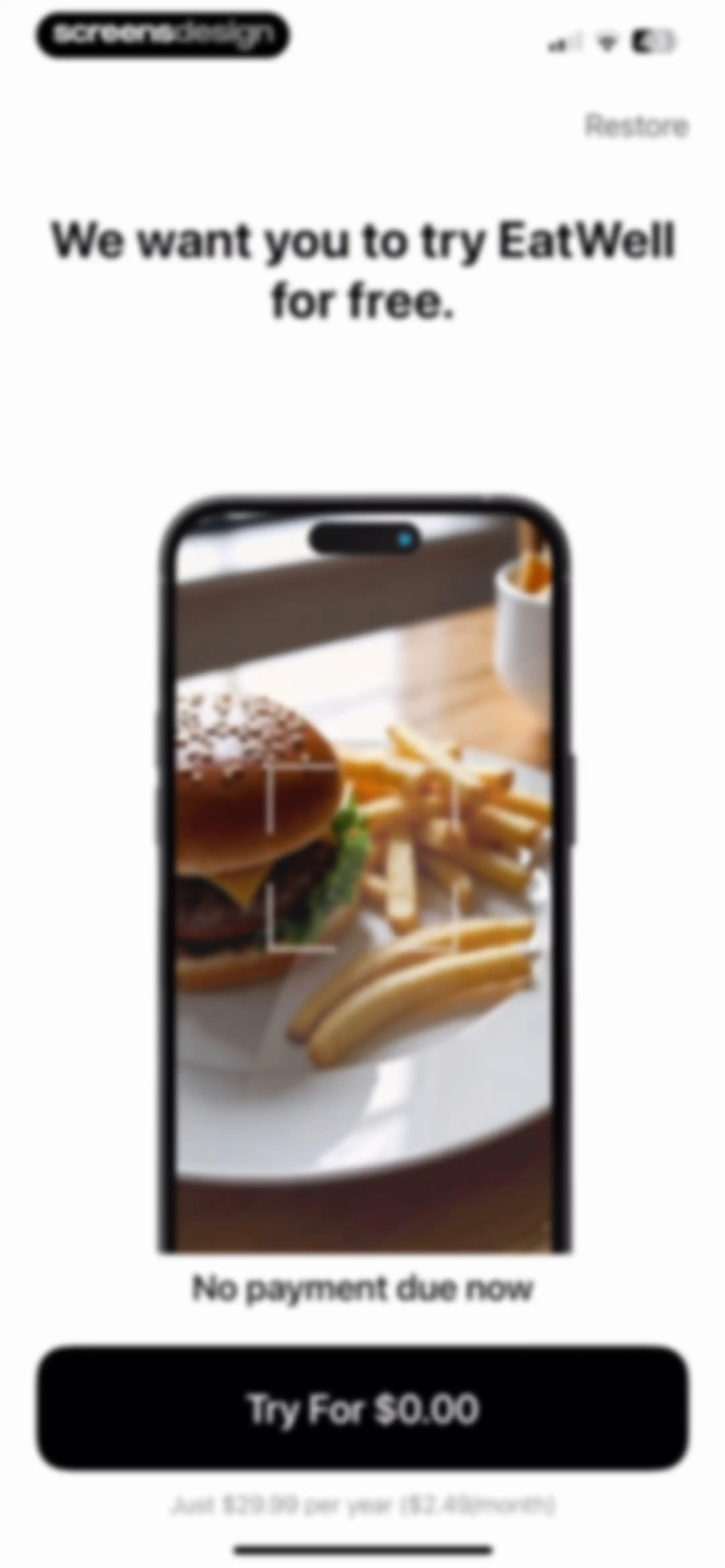 Diet & Food Tracker: EatWell screen 30
