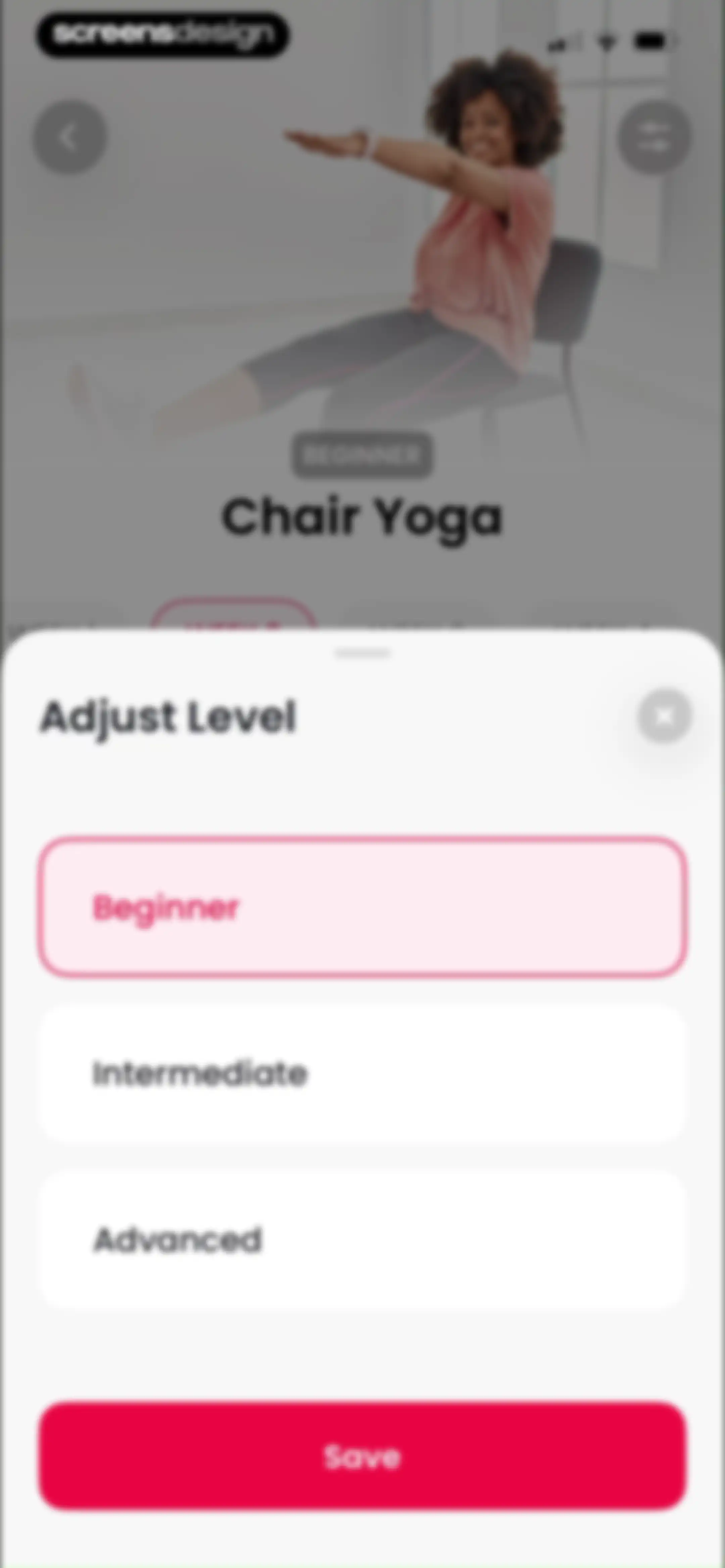 ChillFit: Home Workout Planner screen 111