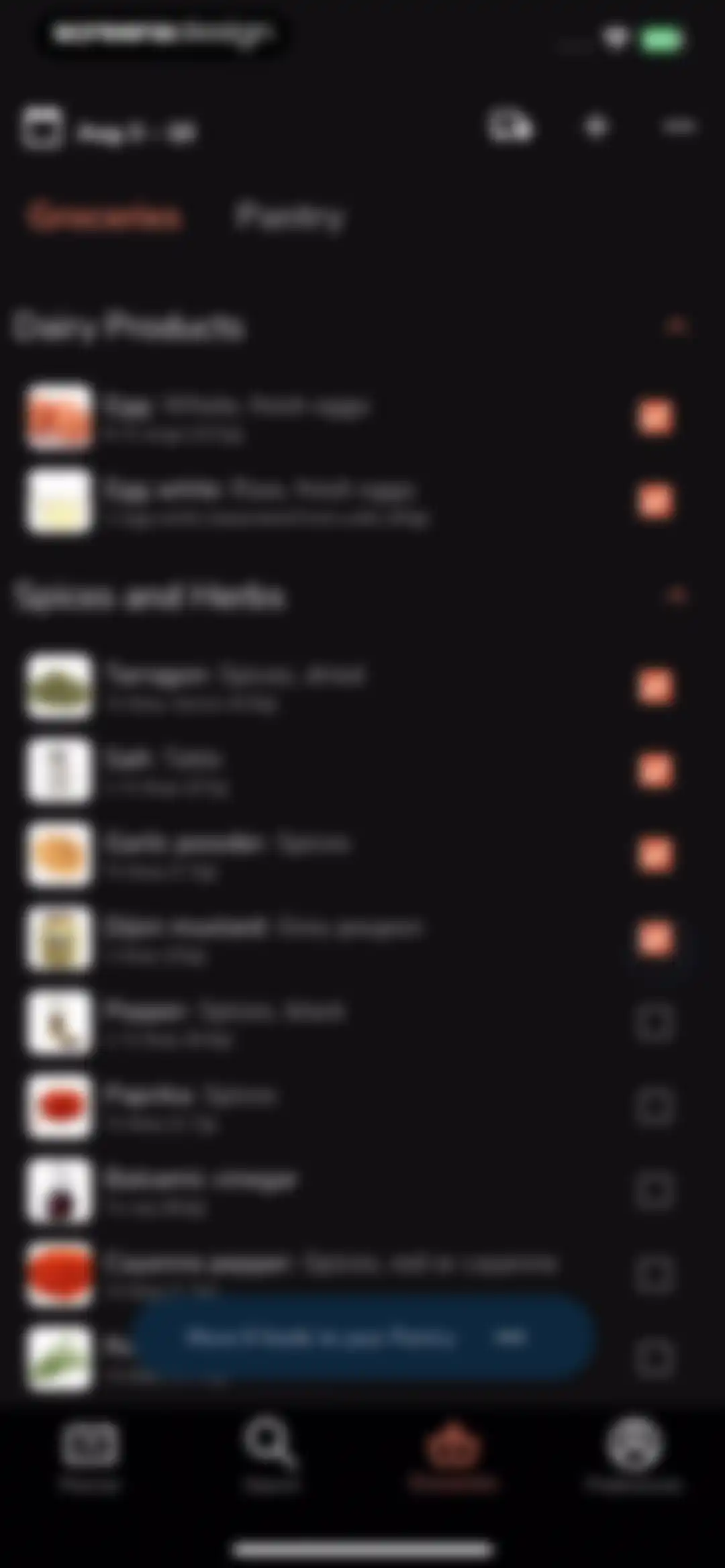 Eat This Much - Meal Planner screen 98