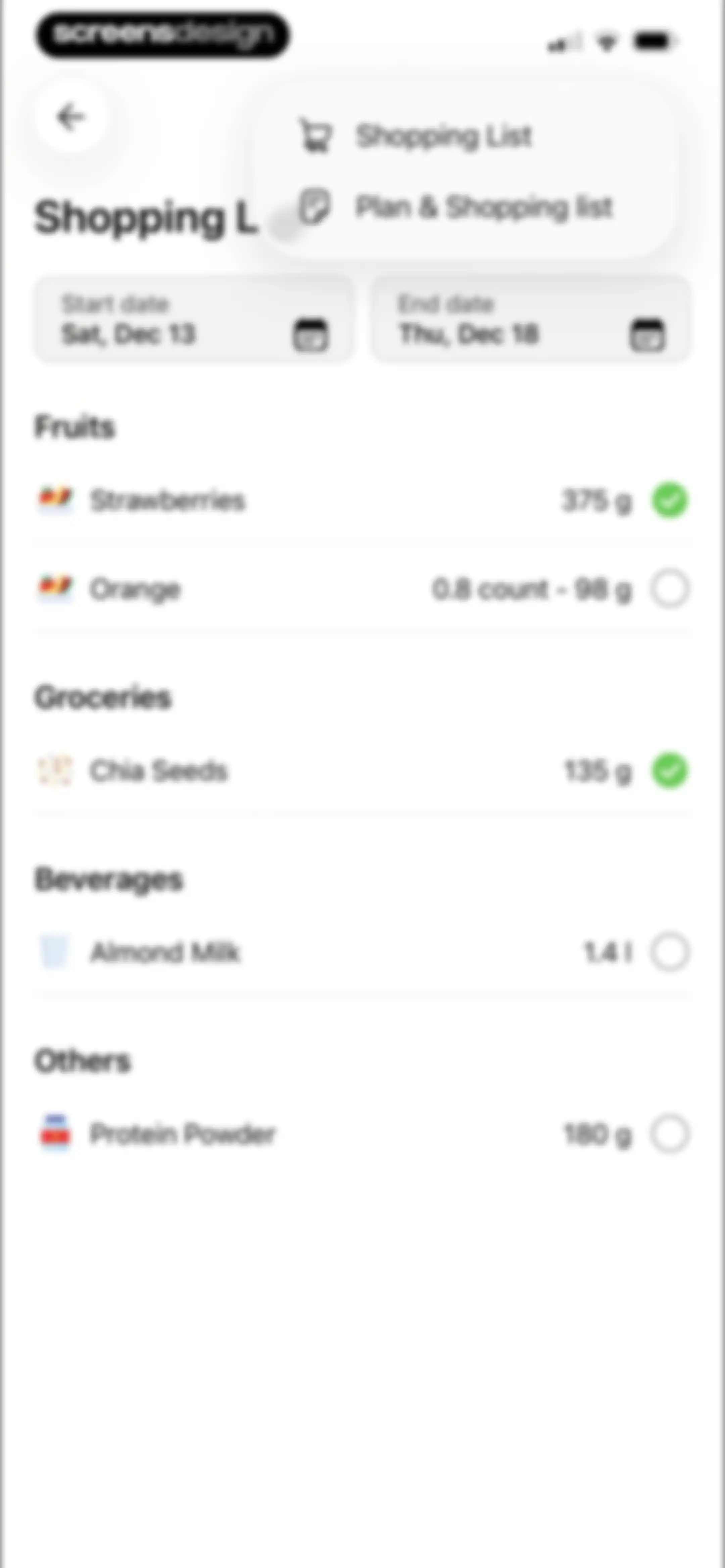 Fitia: Calorie Counter & Diet screen 101