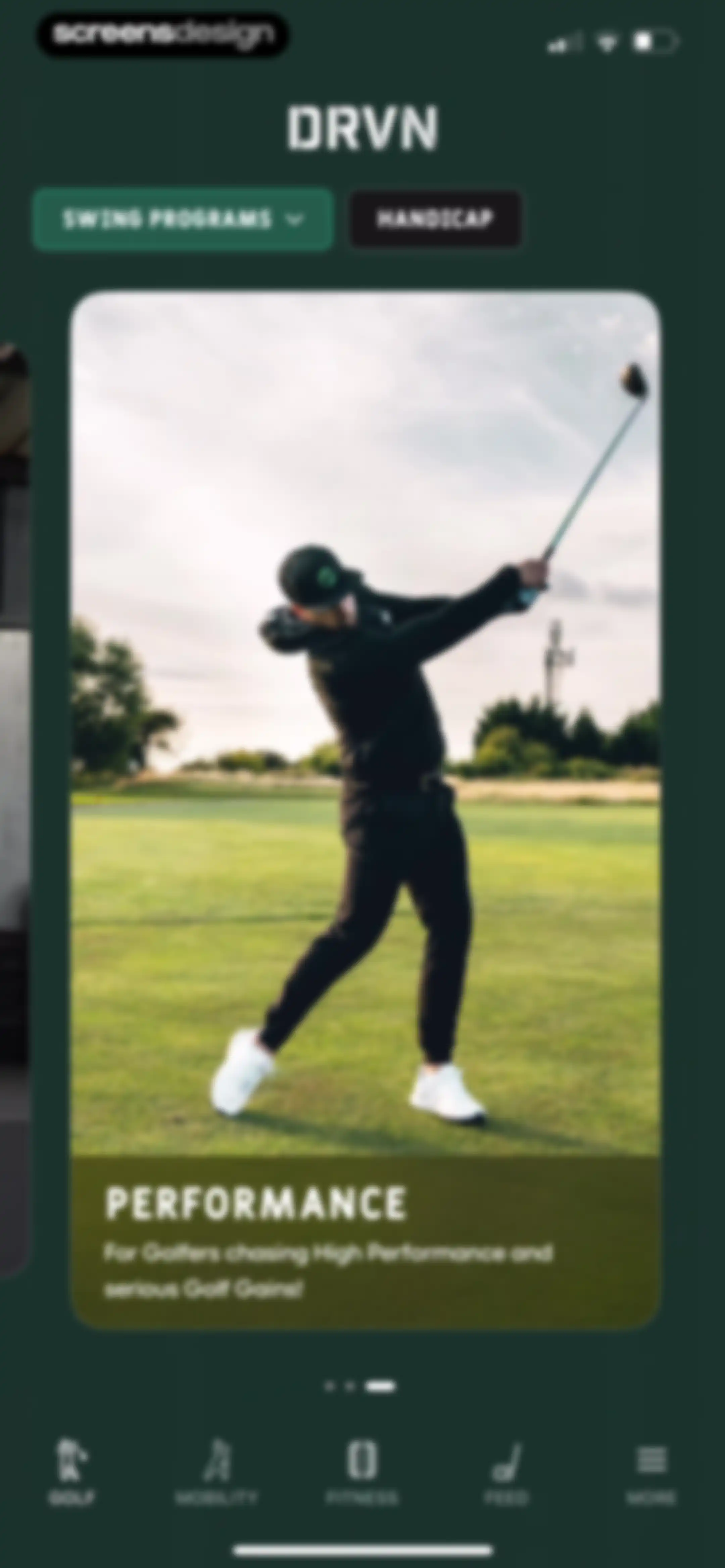 DRVN - Golf & Gym Workouts screen 79