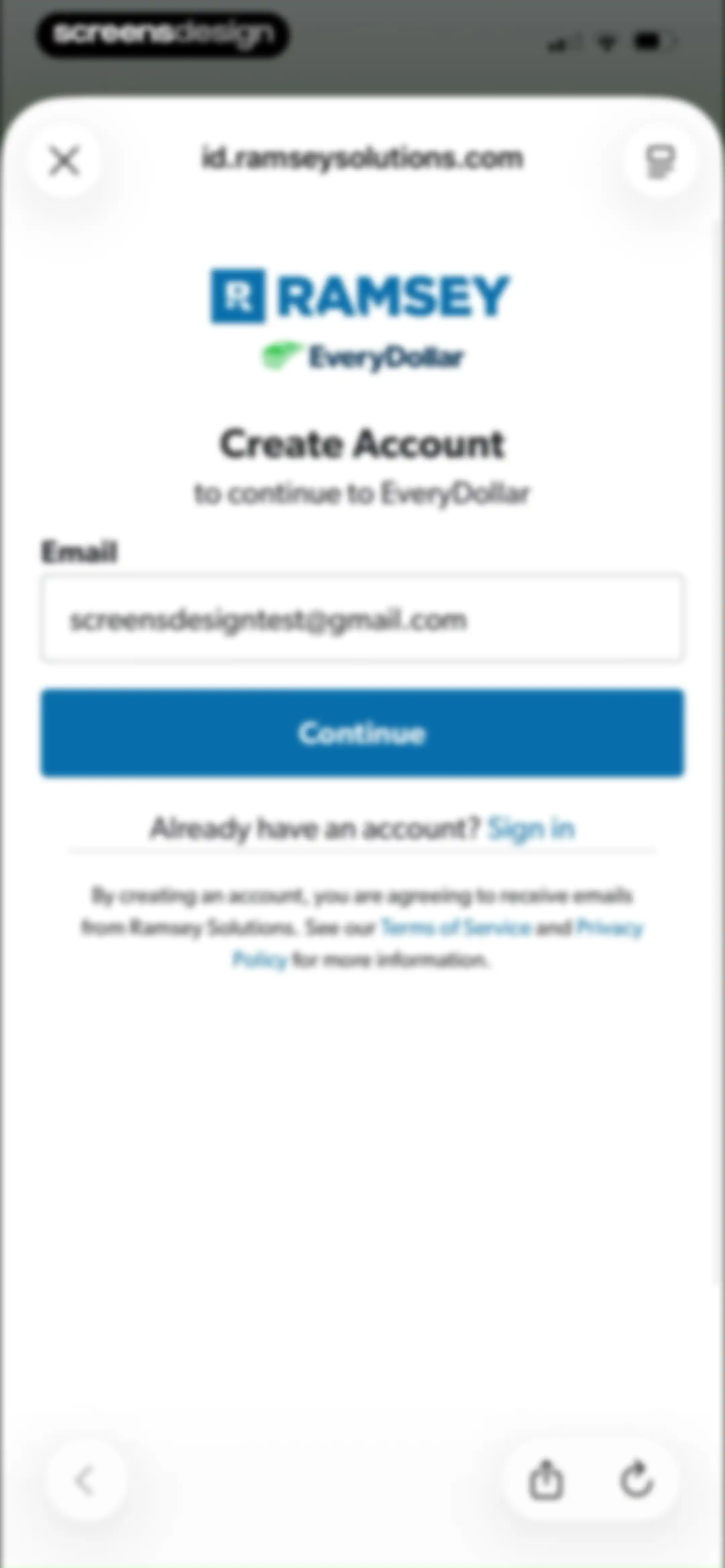 EveryDollar: Budget Management screen 2