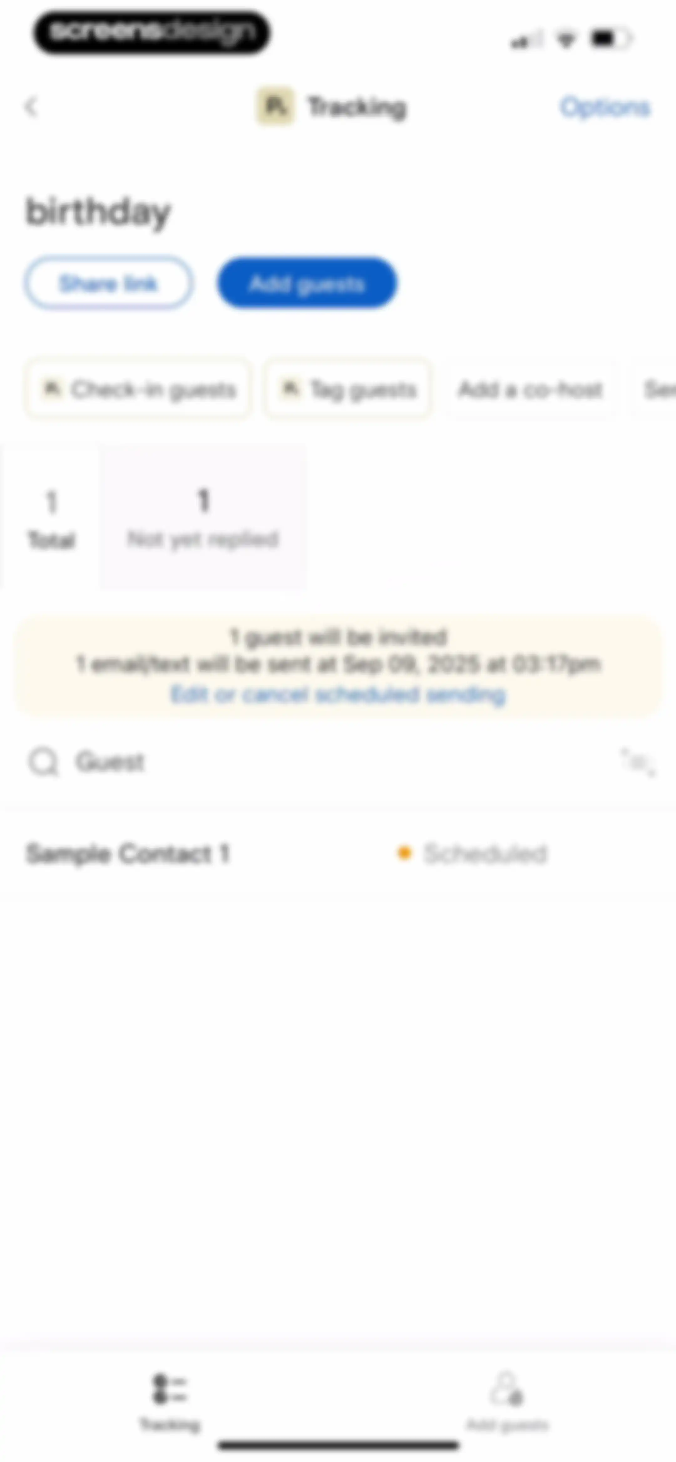 Paperless Post: Invitations screen 87