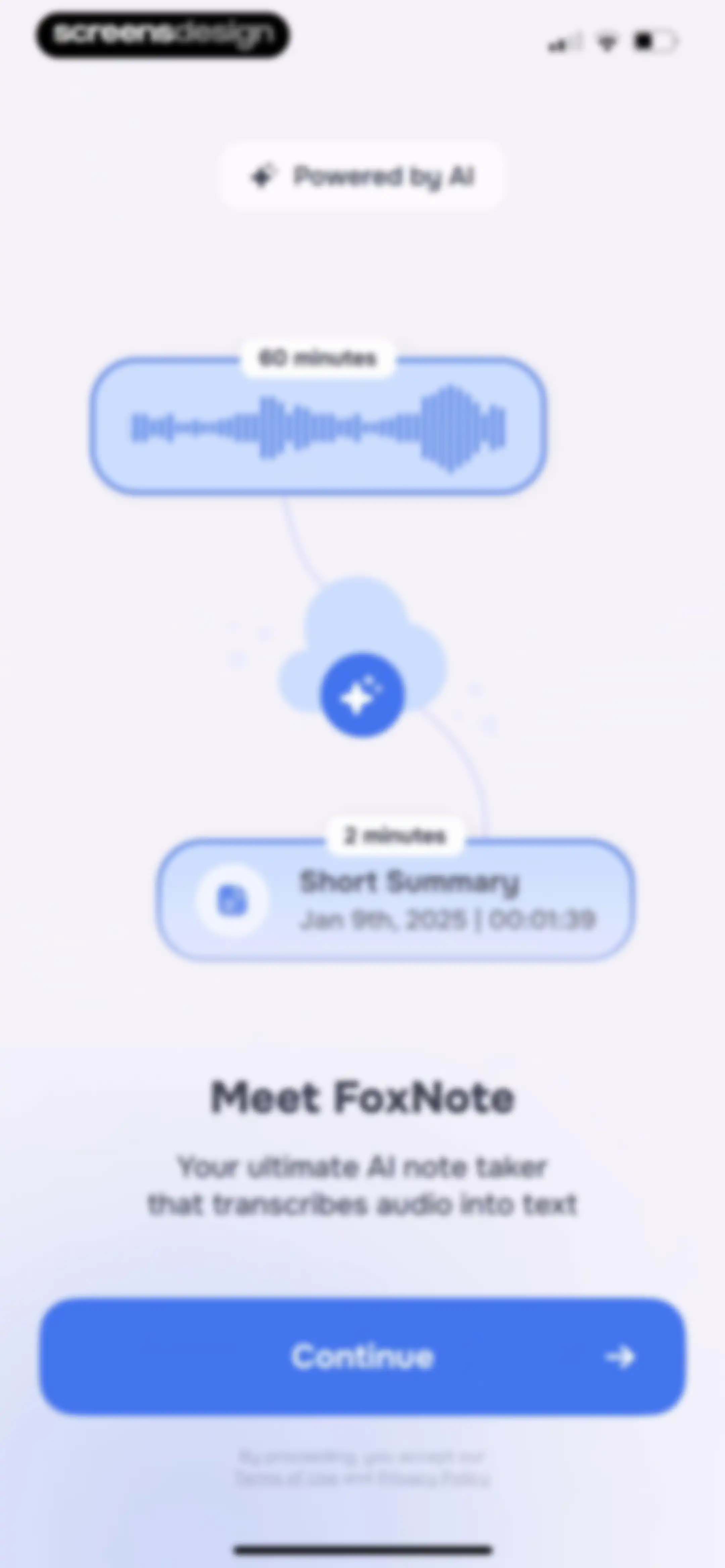 FoxNote - AI Note Taker screen 3