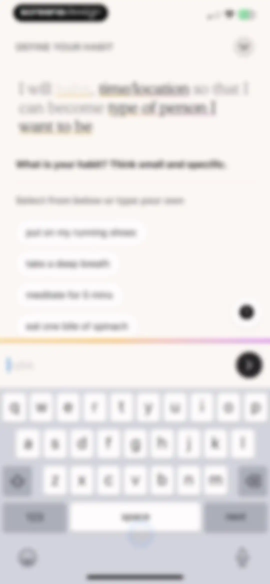 Atoms - from Atomic Habits screen 39