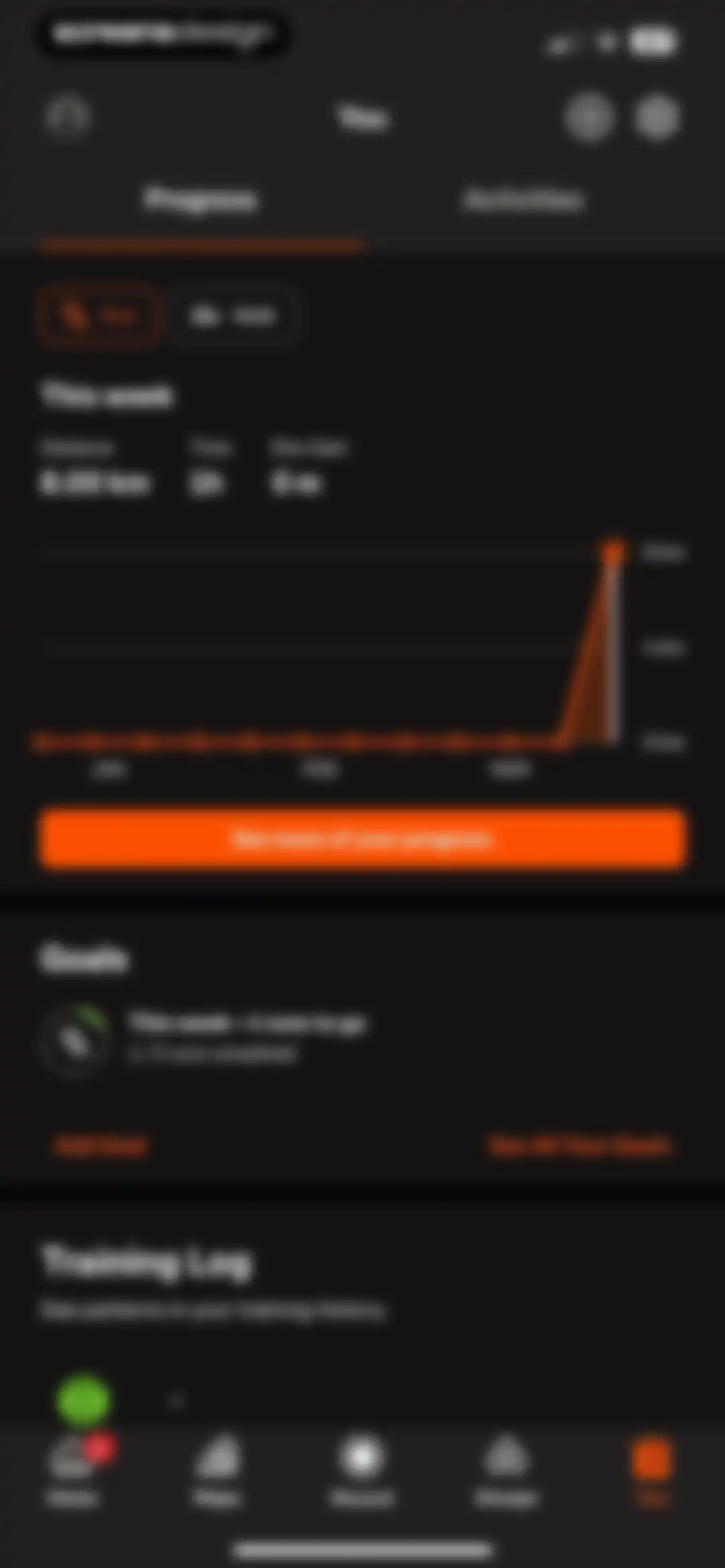 Strava: Run, Bike, Walk screen 204