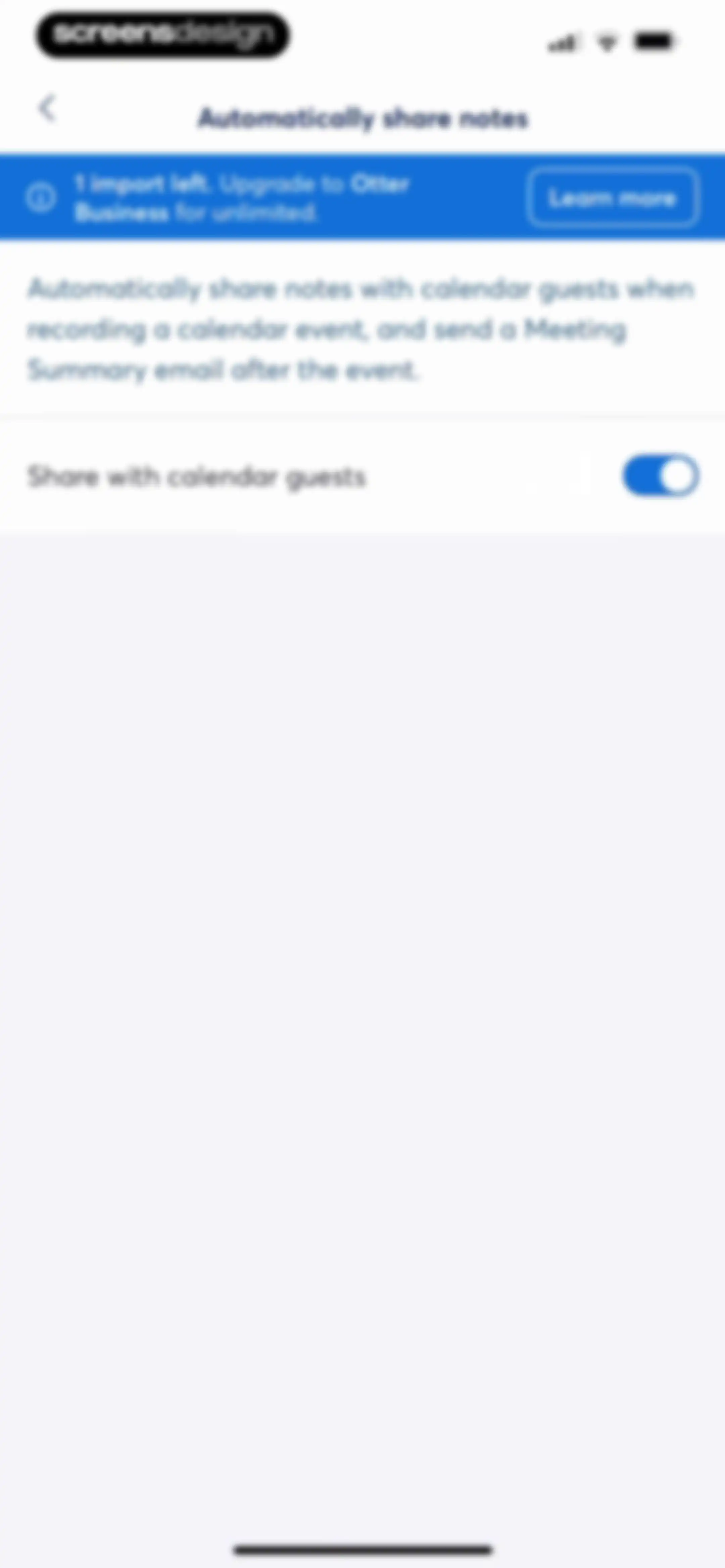 Otter Transcribe Voice Notes screen 132