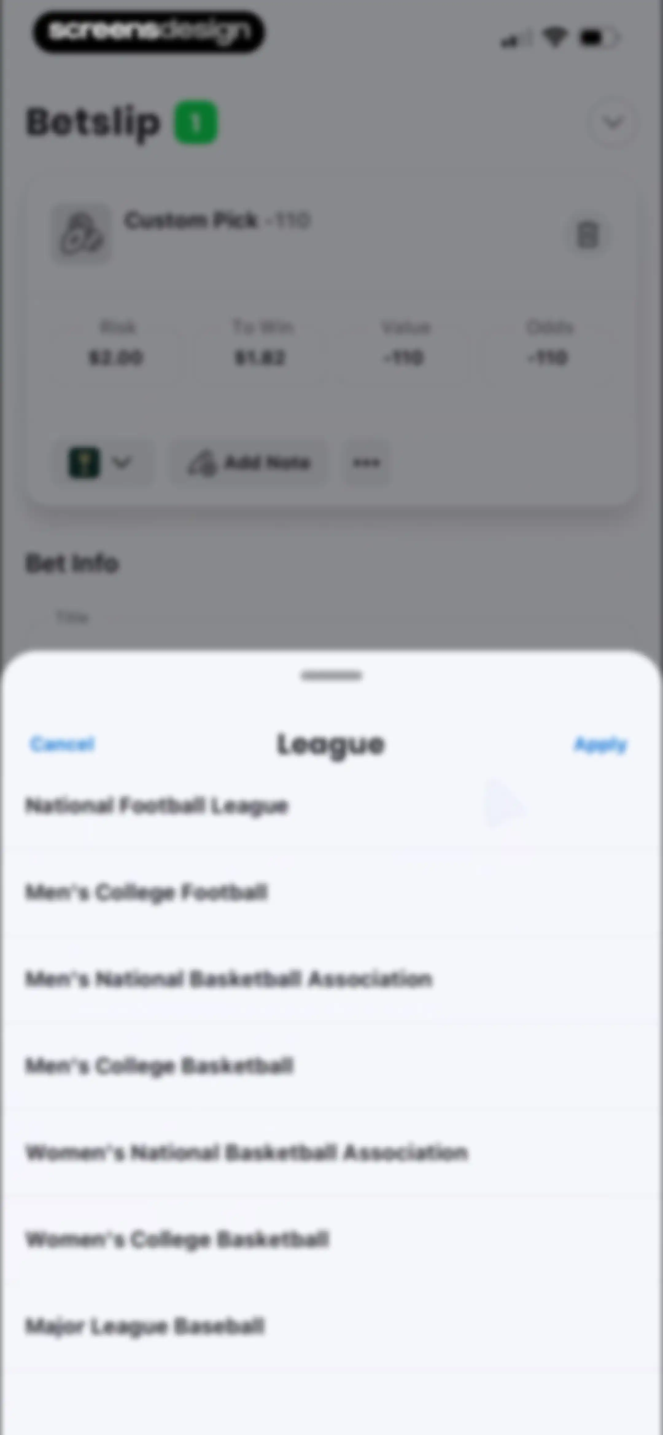 Action Network: Sports Betting screen 71
