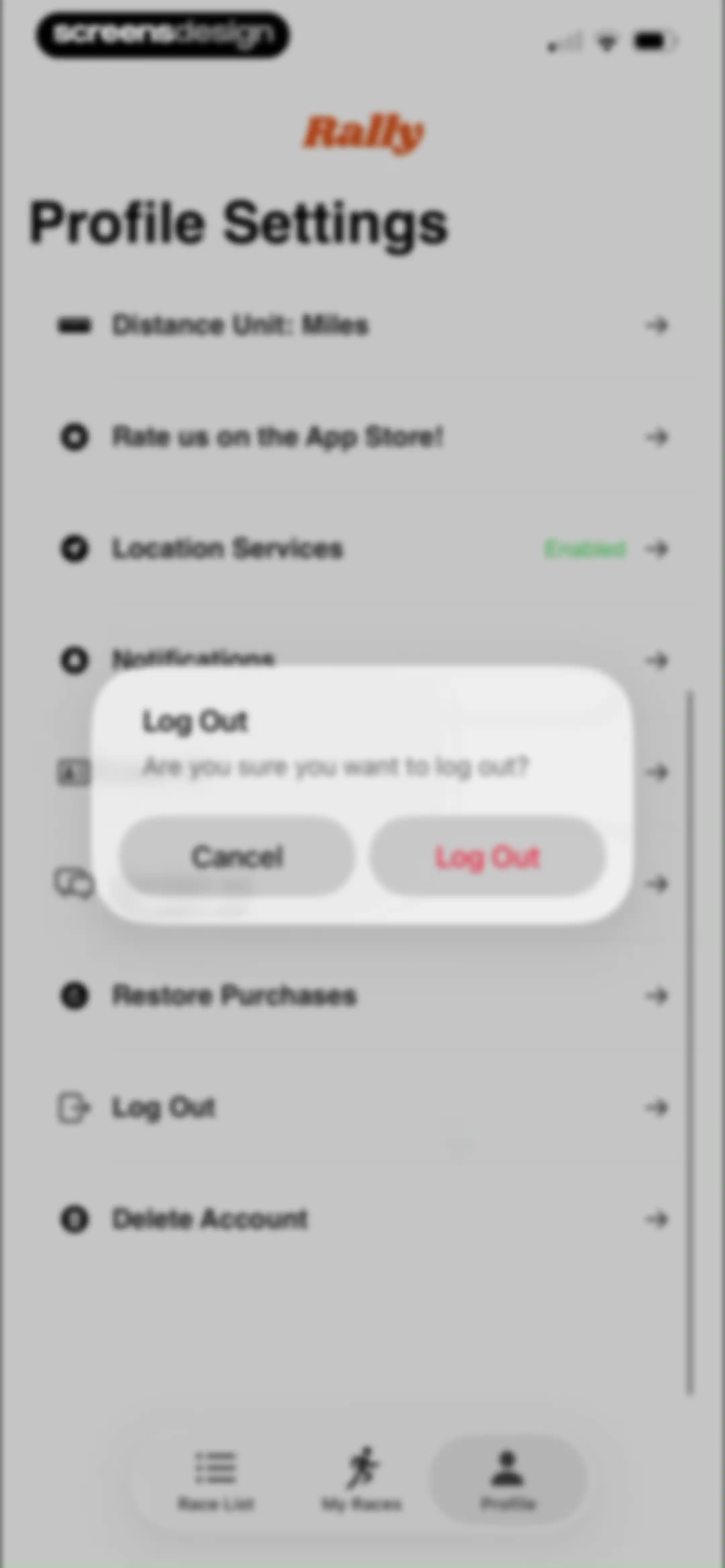 Rally: Voice Notes on Race Day screen 52