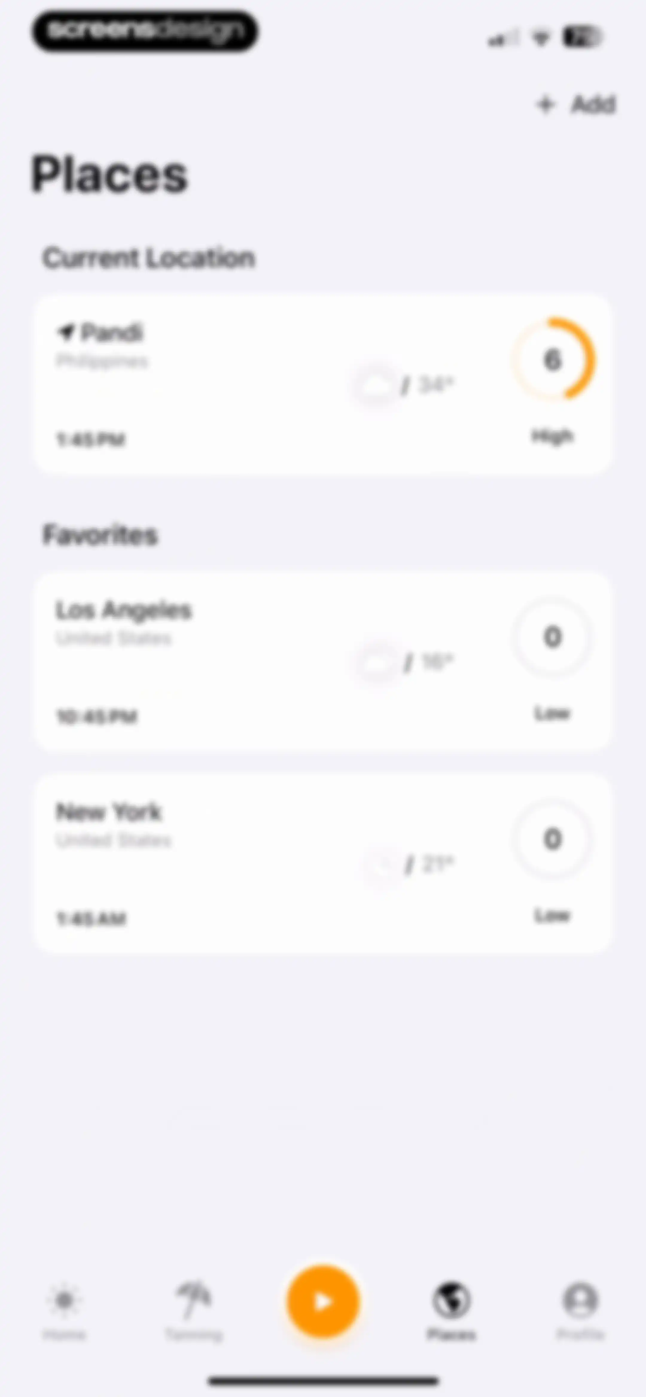 SunSafe: UV Index & Tanning screen 64