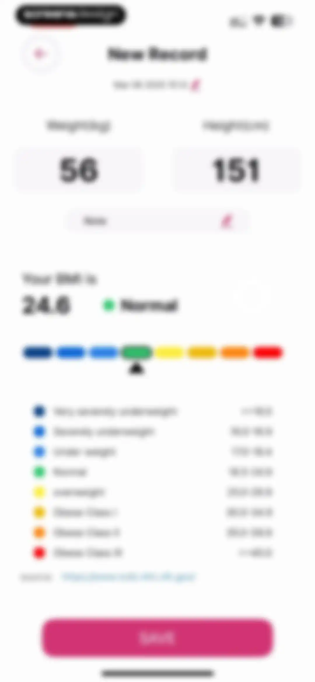 Blood Pressure-Monitor Tracker screen 75