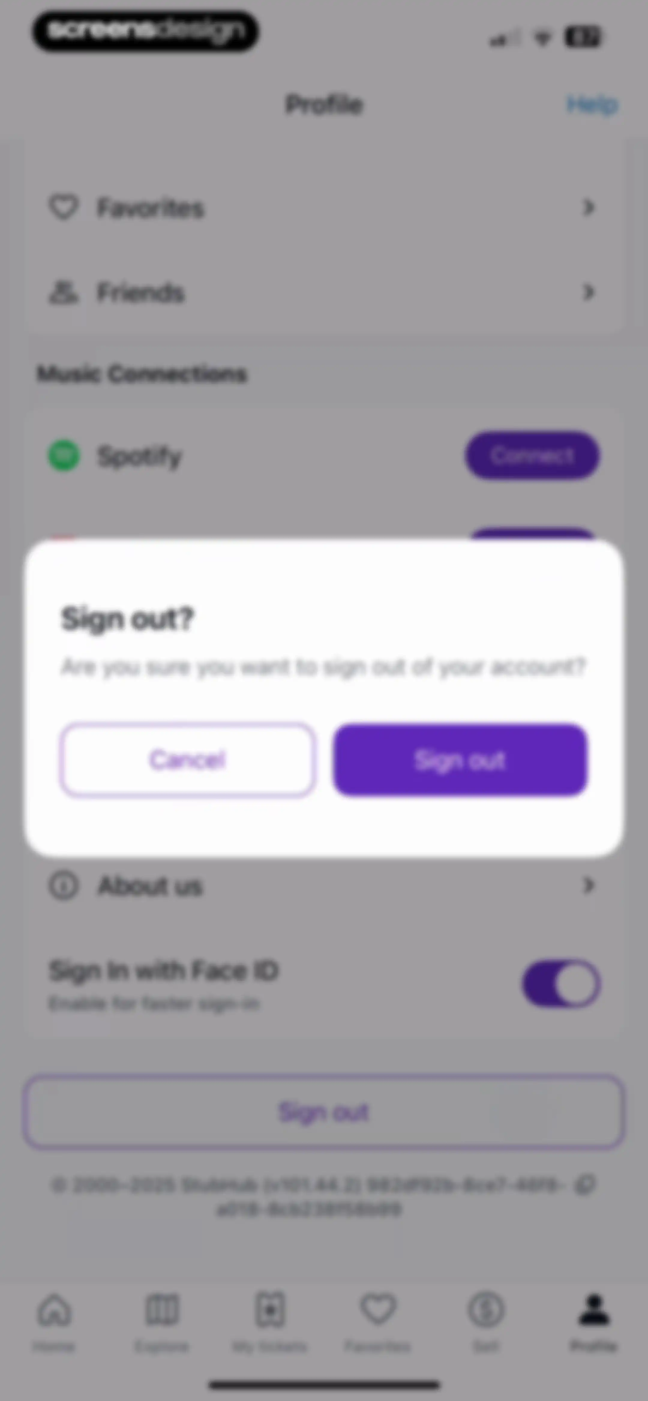 StubHub: Event Tickets screen 120