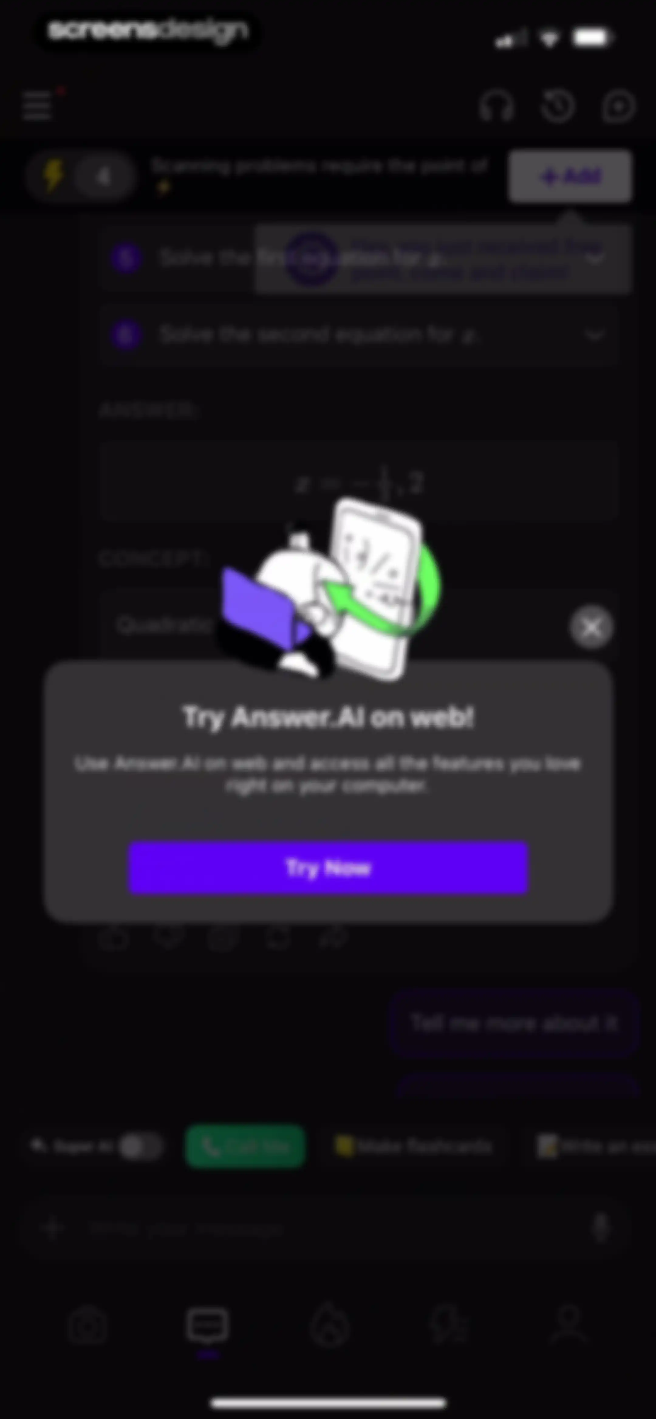 Answer.AI - Your AI tutor screen 24