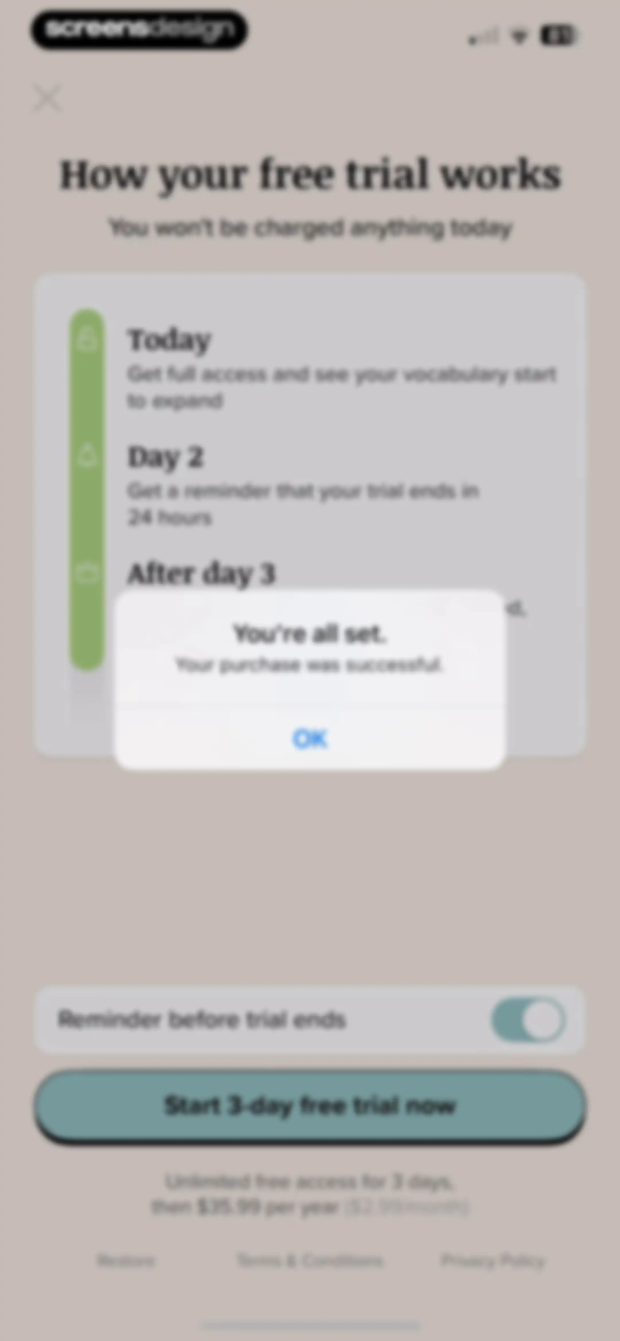 Vocabulary - Learn words daily screen 26