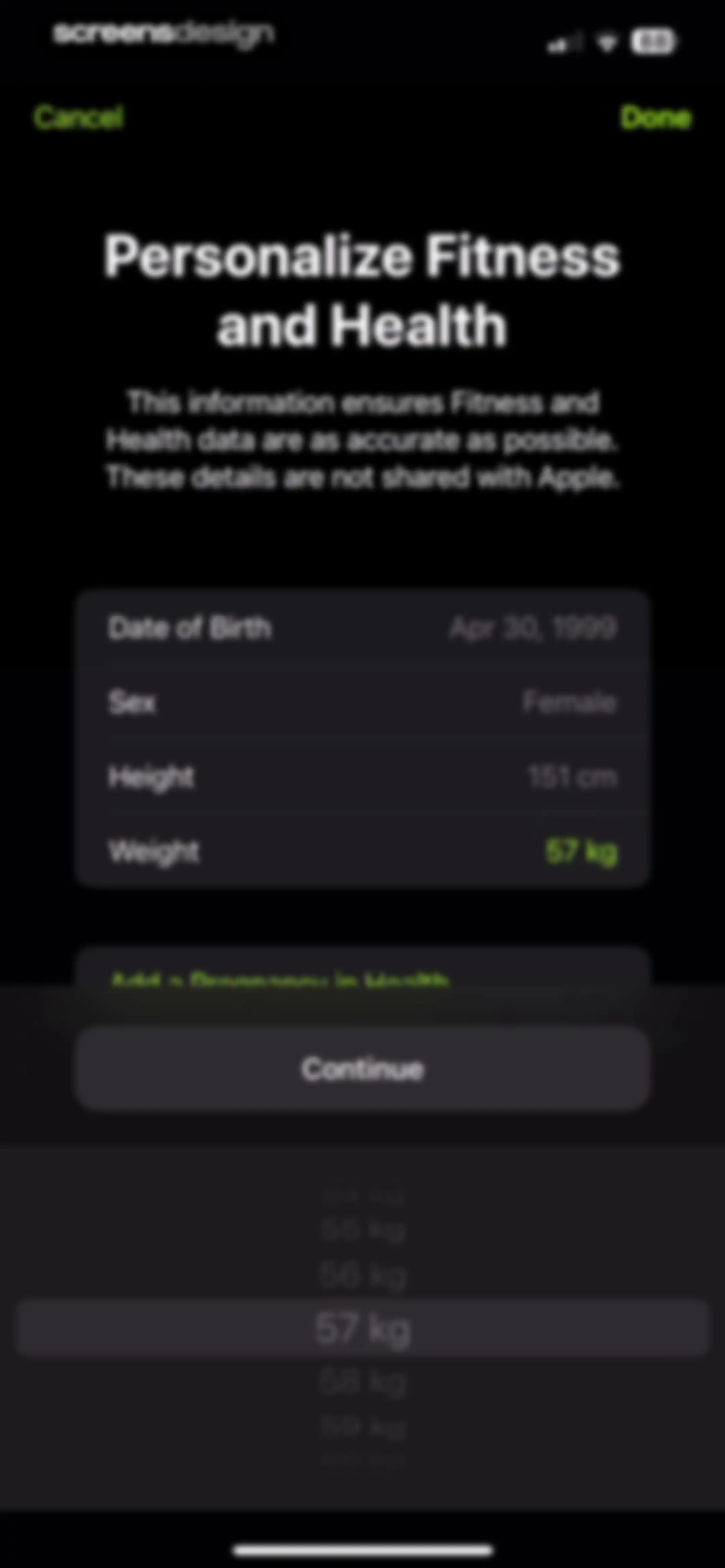 Apple Fitness screen 6