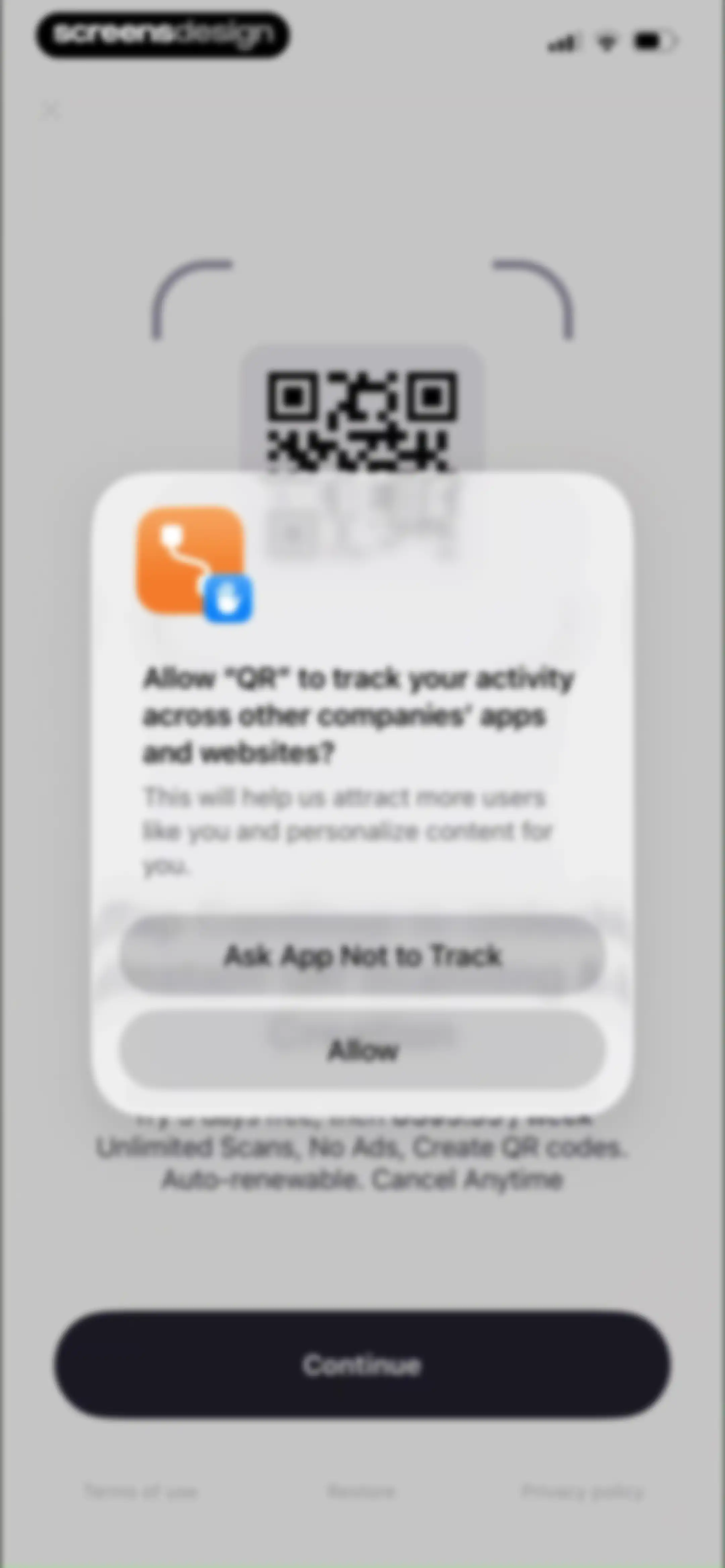 QR Code Reader＋Barcode Scanner screen 2