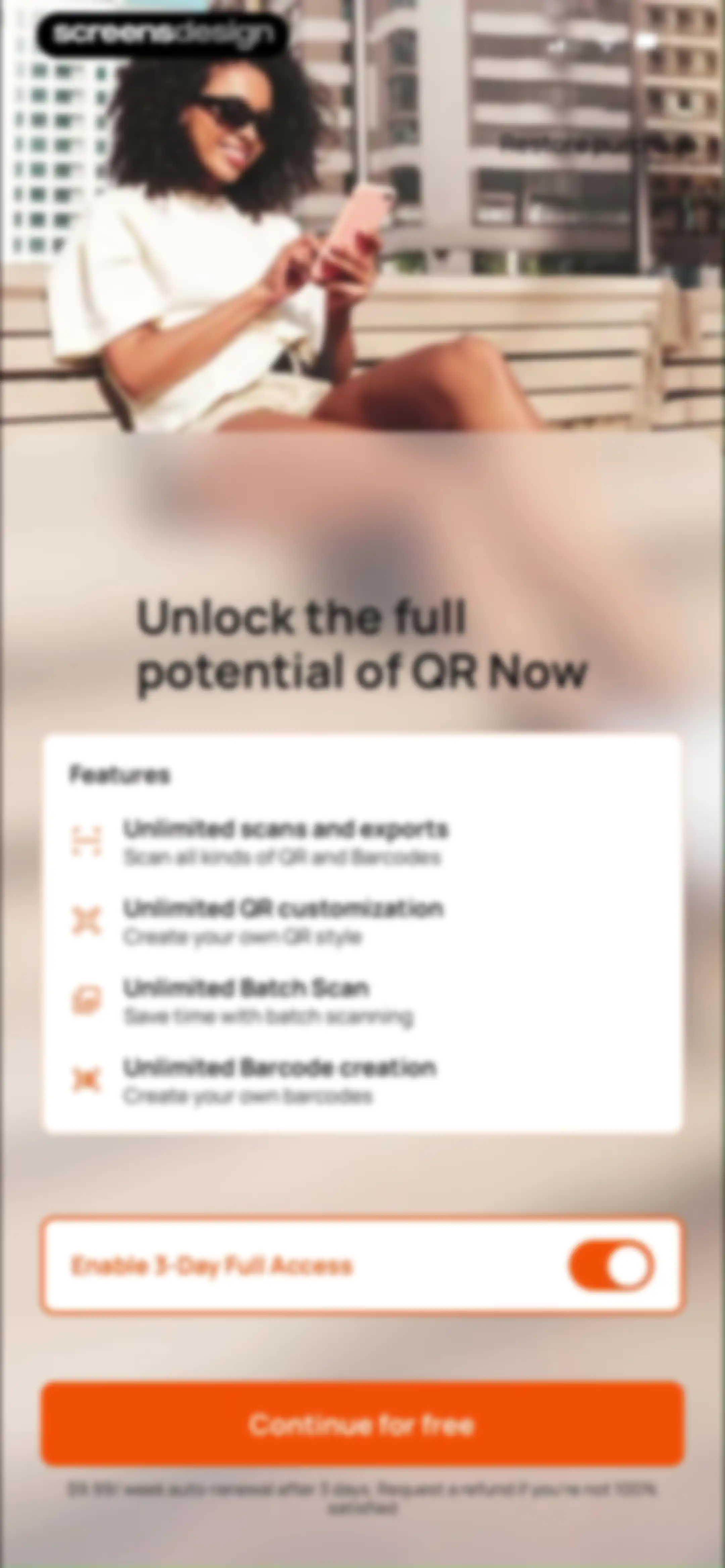 QR Code Reader＊Barcode Scanner screen 4