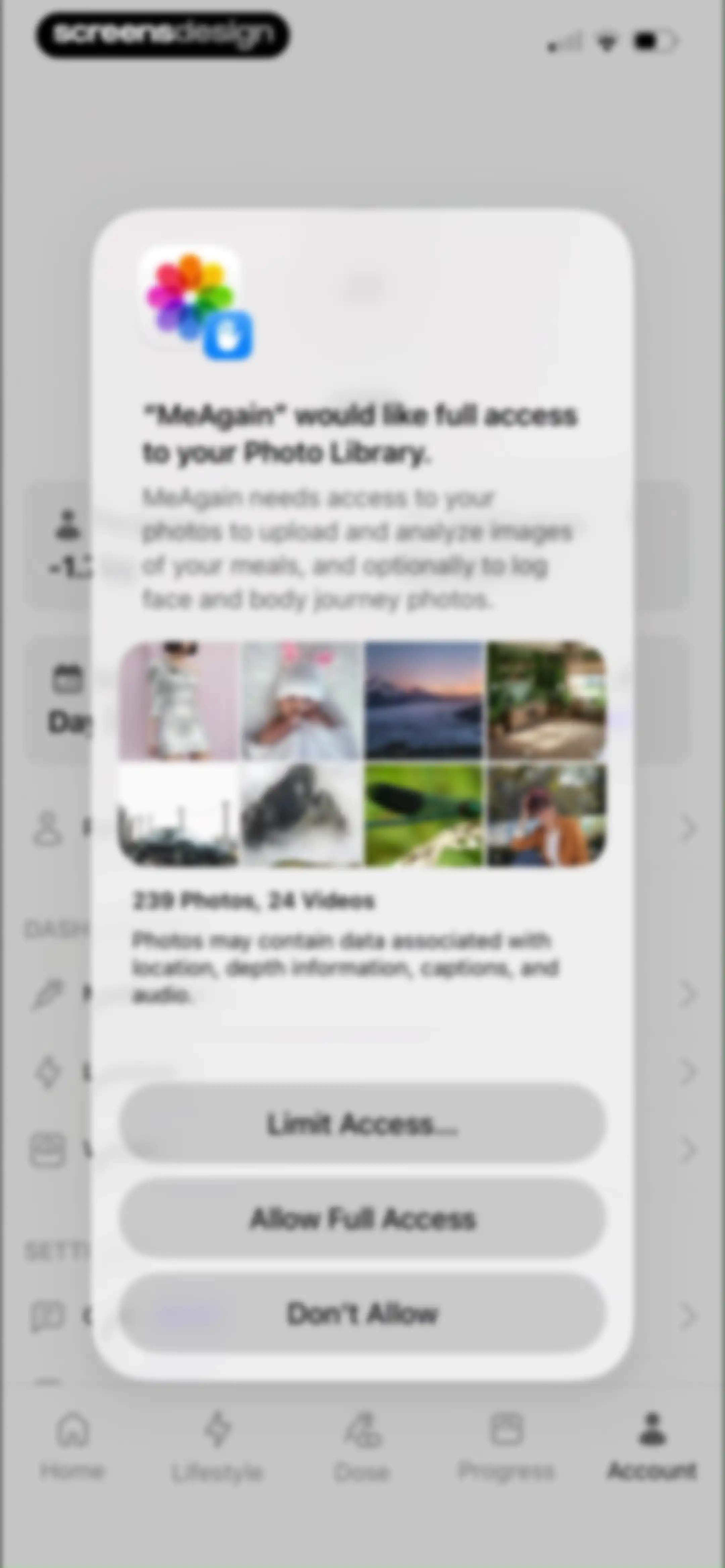 MeAgain: GLP-1 Tracker App screen 157