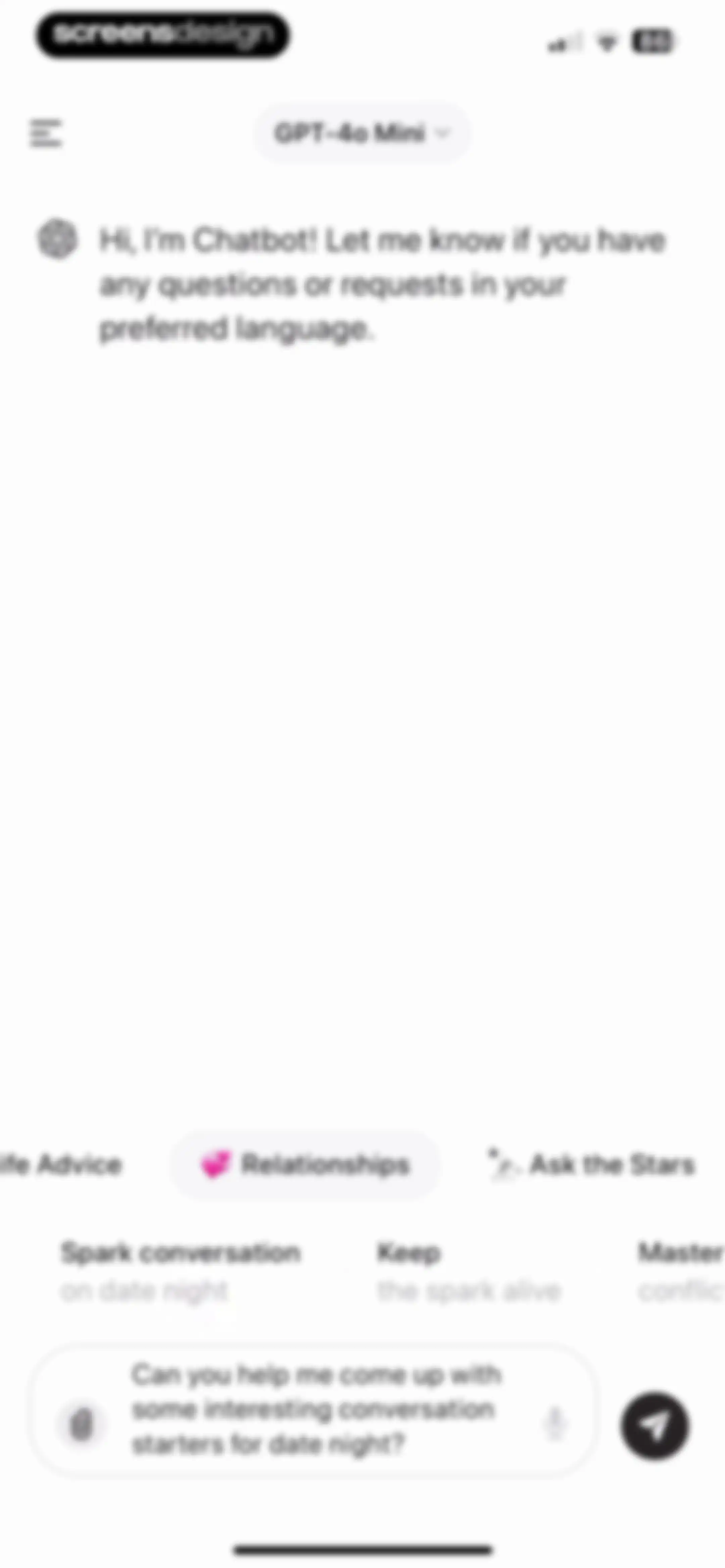 Chatbot App: AI Assistant screen 13