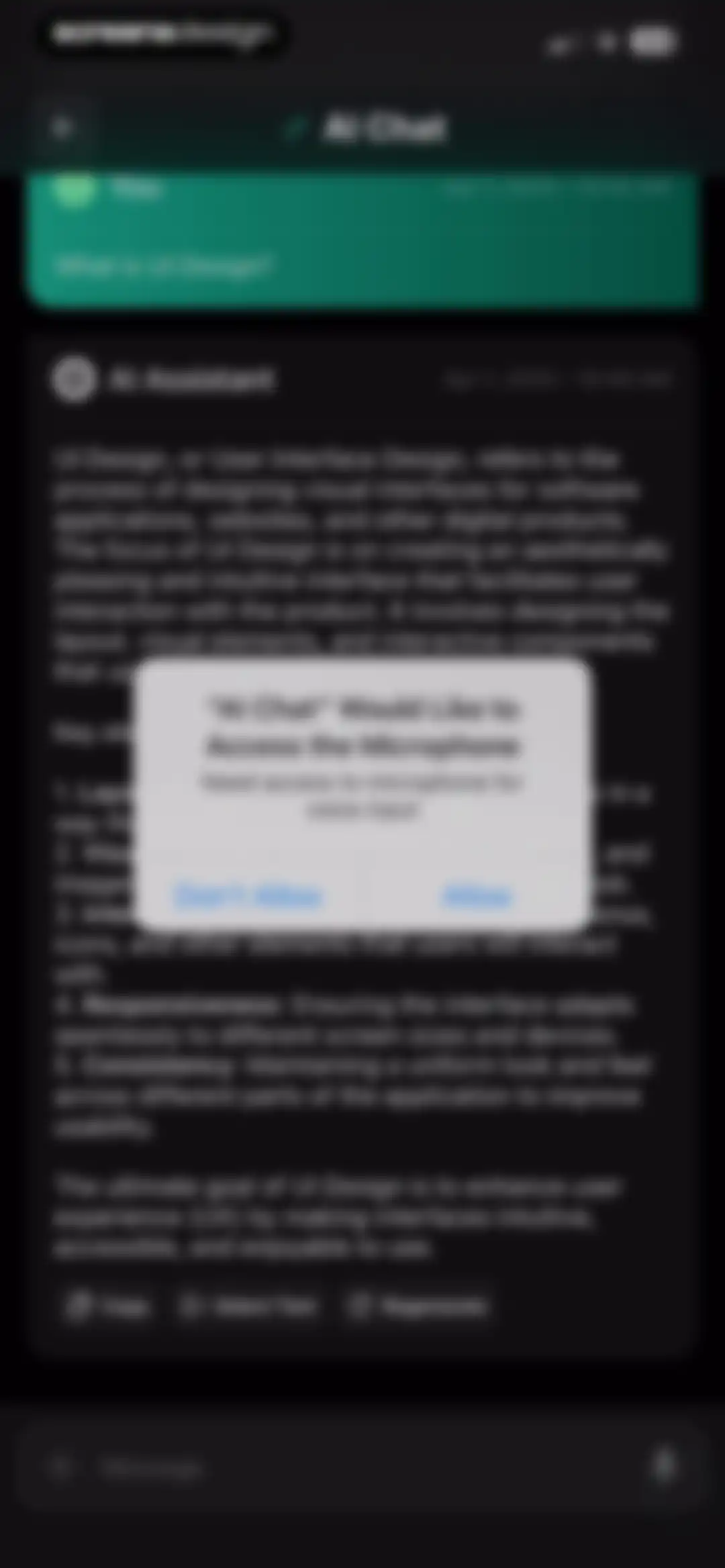 NextGen AI Chat Assistant screen 20