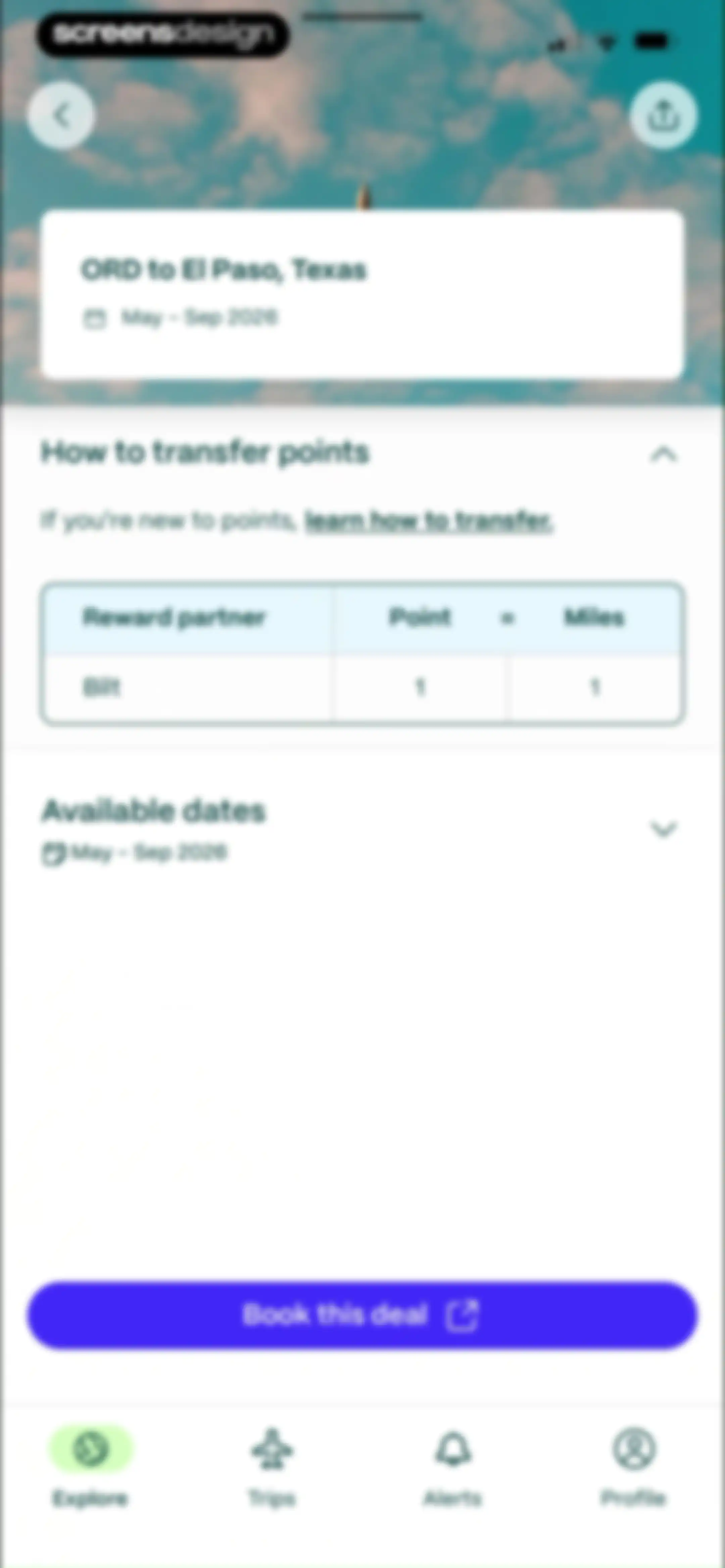 Going: Find Flight Deals screen 45