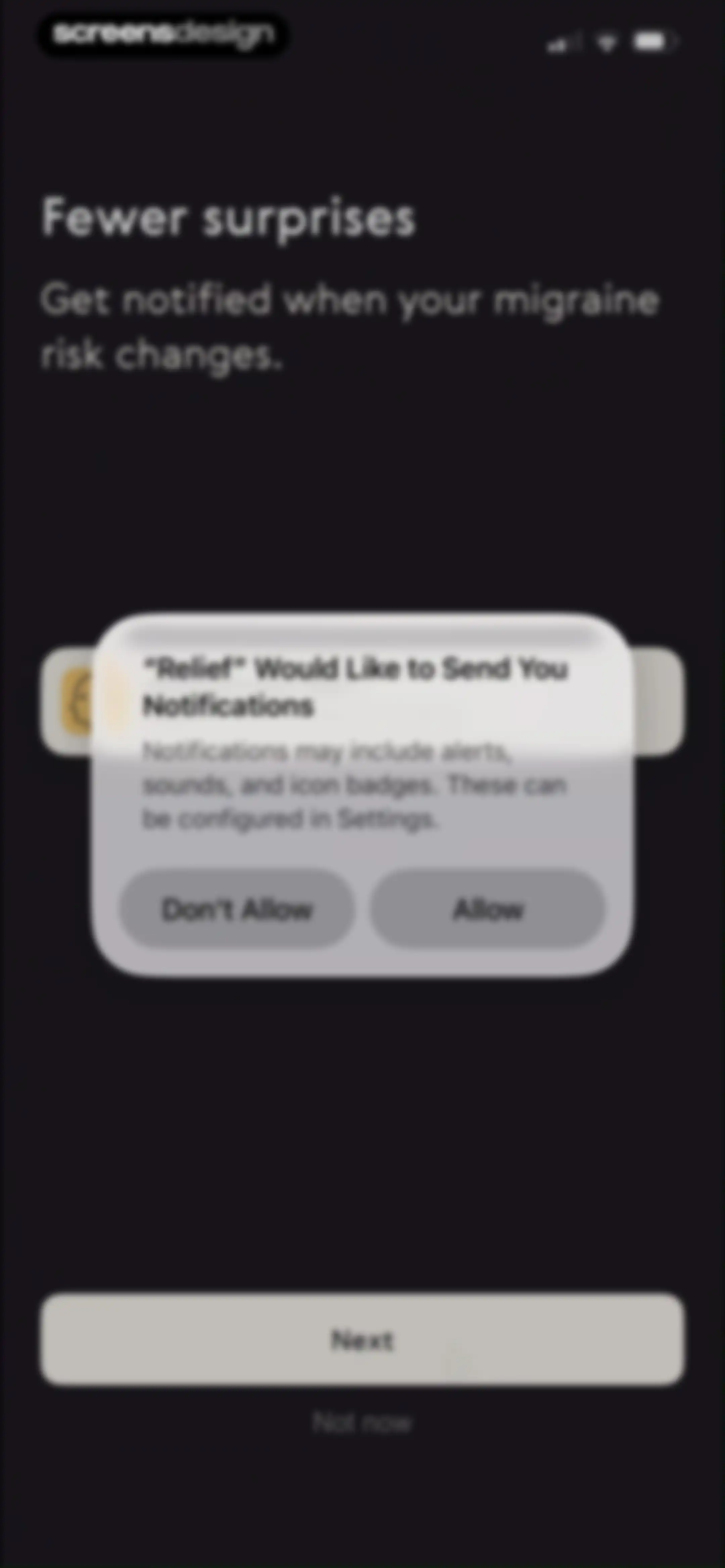 Relief - Migraine Tracker screen 25