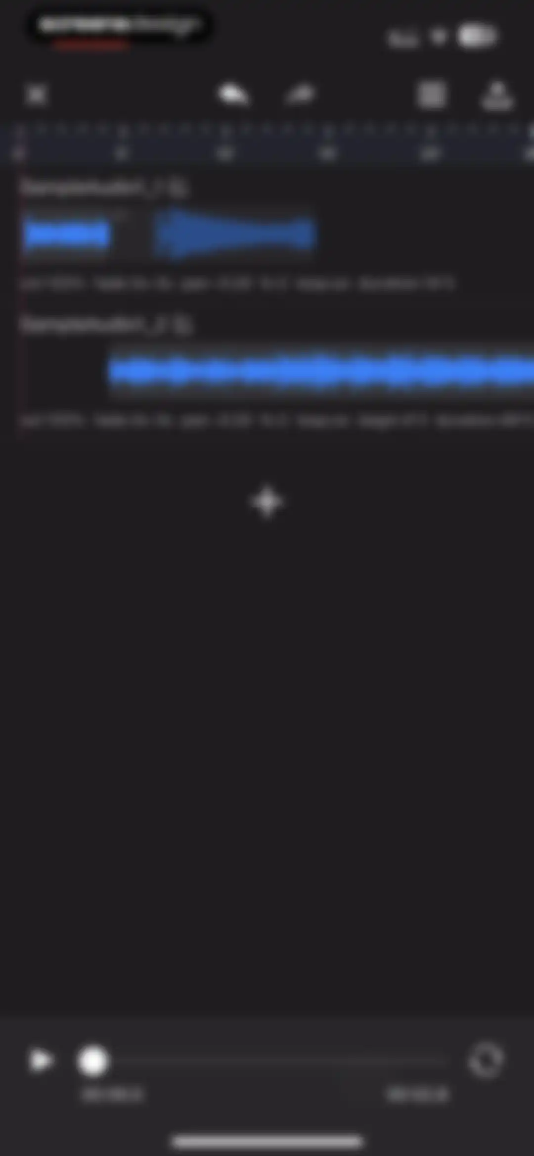 Audio Editor - Music editor screen 25