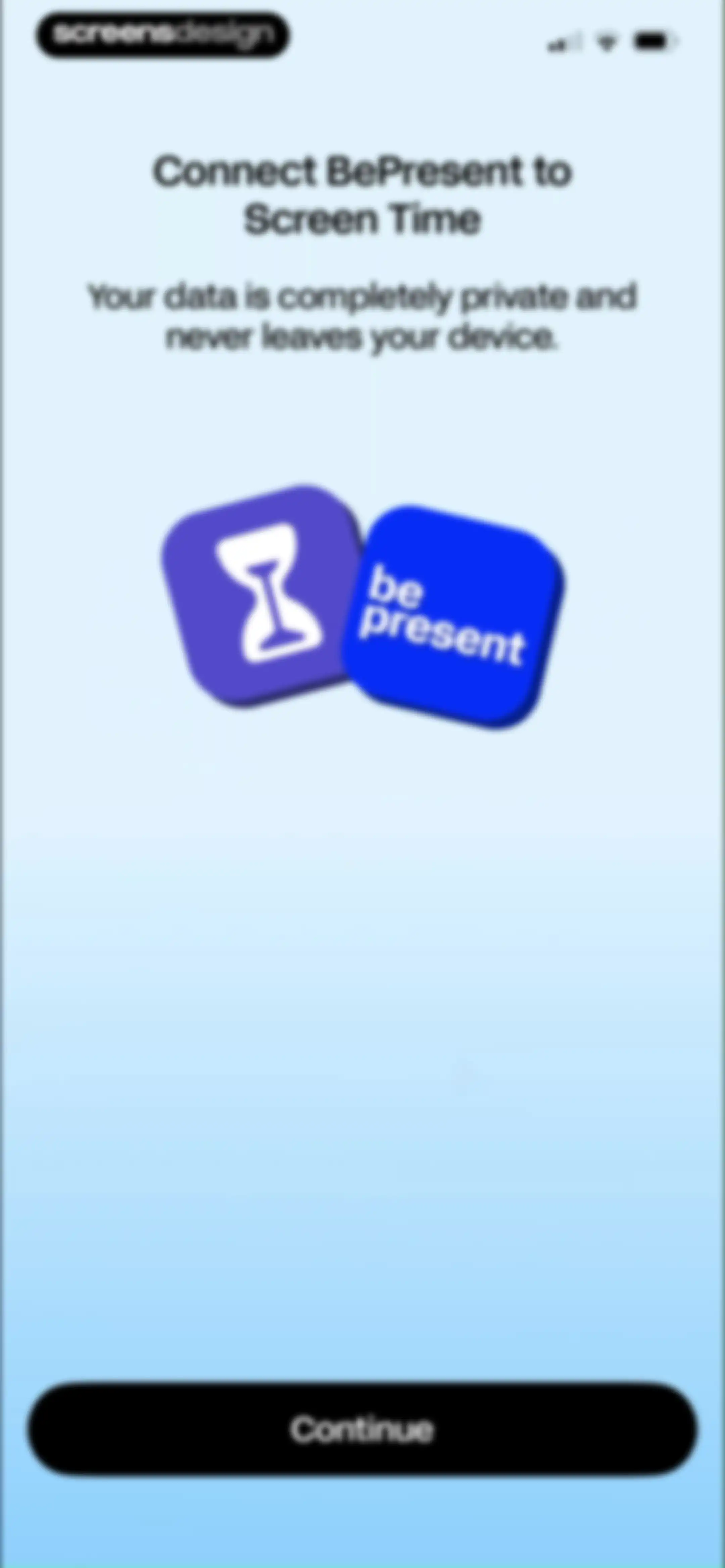 BePresent: Screen Time Control screen 16
