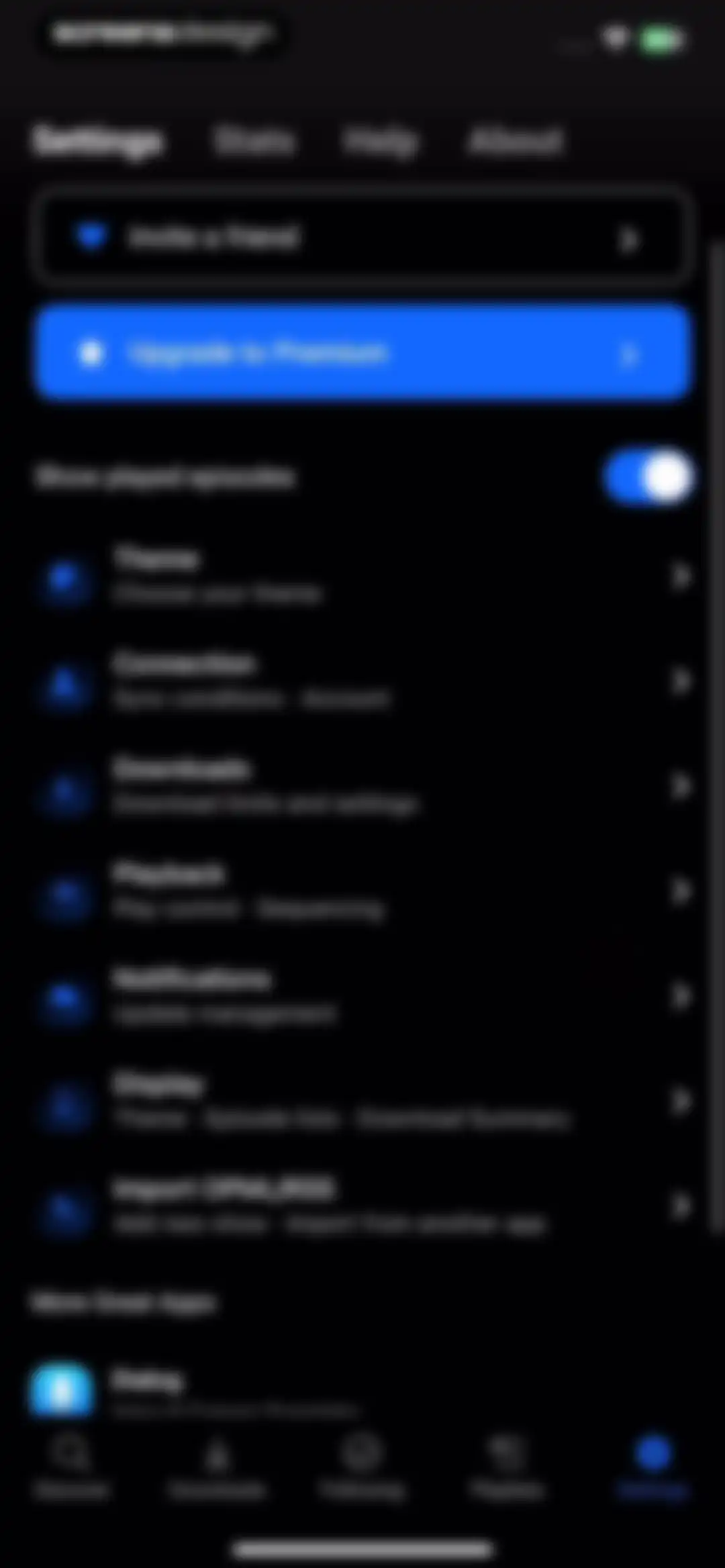 Breaker—The social podcast app screen 99