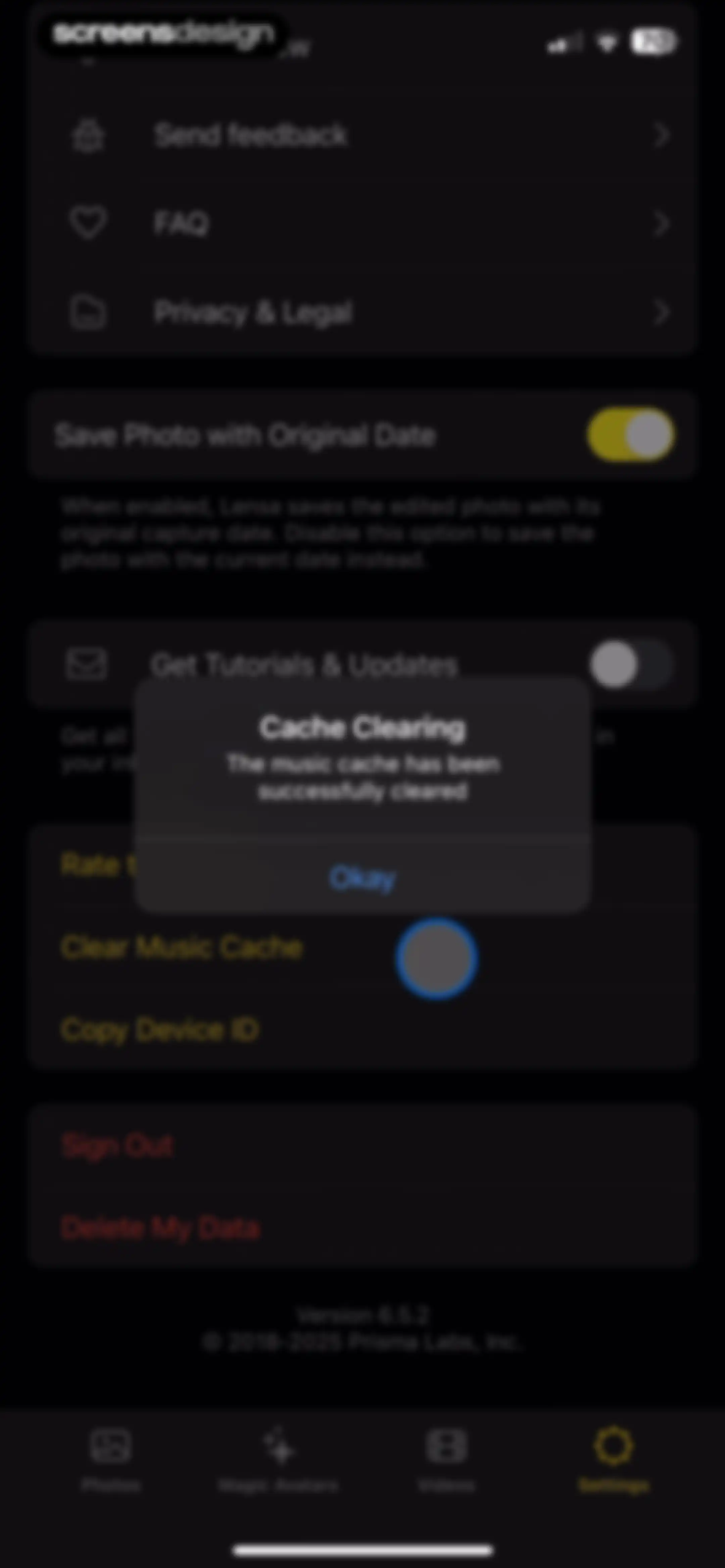 Lensa AI: Photo Editor screen 129