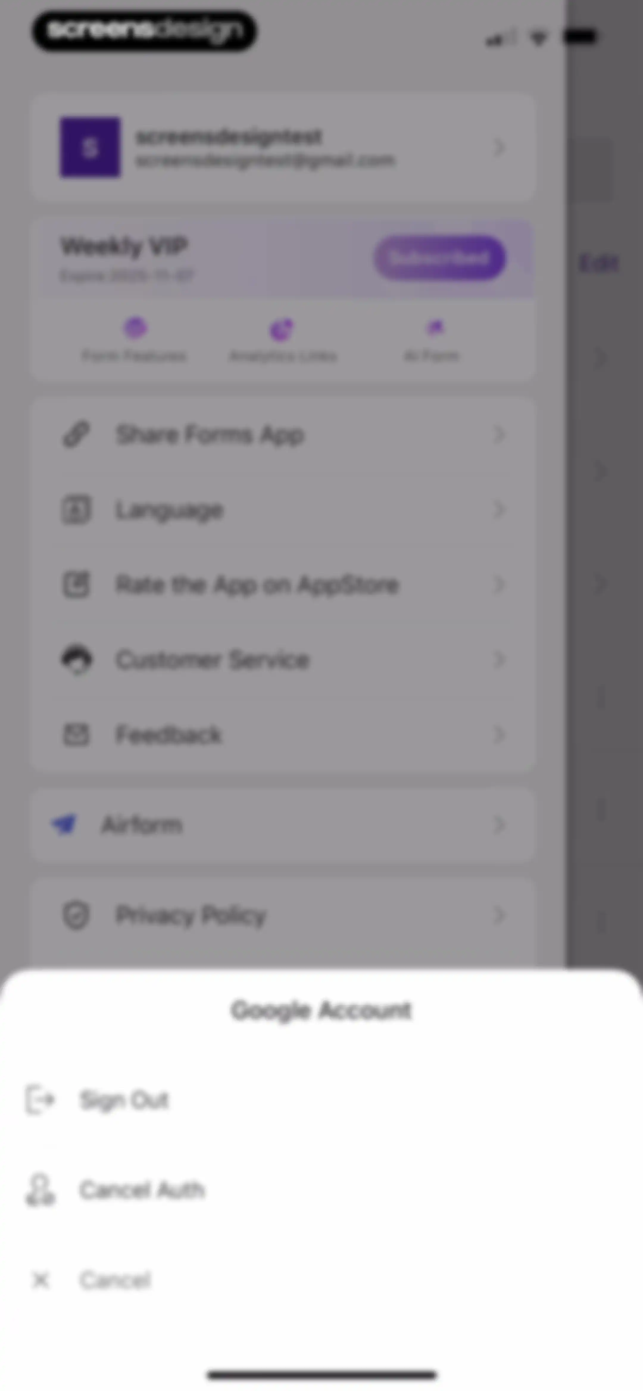 Forms for Google Docs screen 122