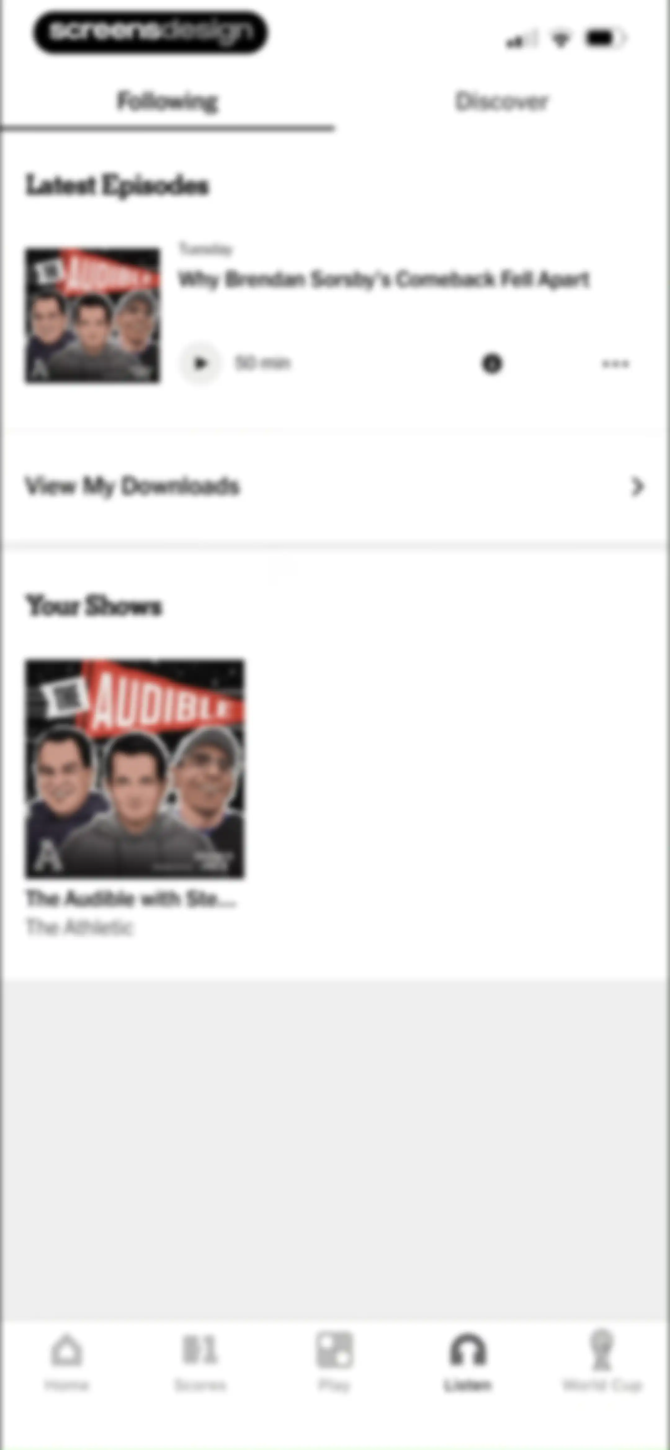 The Athletic: All Sports News screen 130