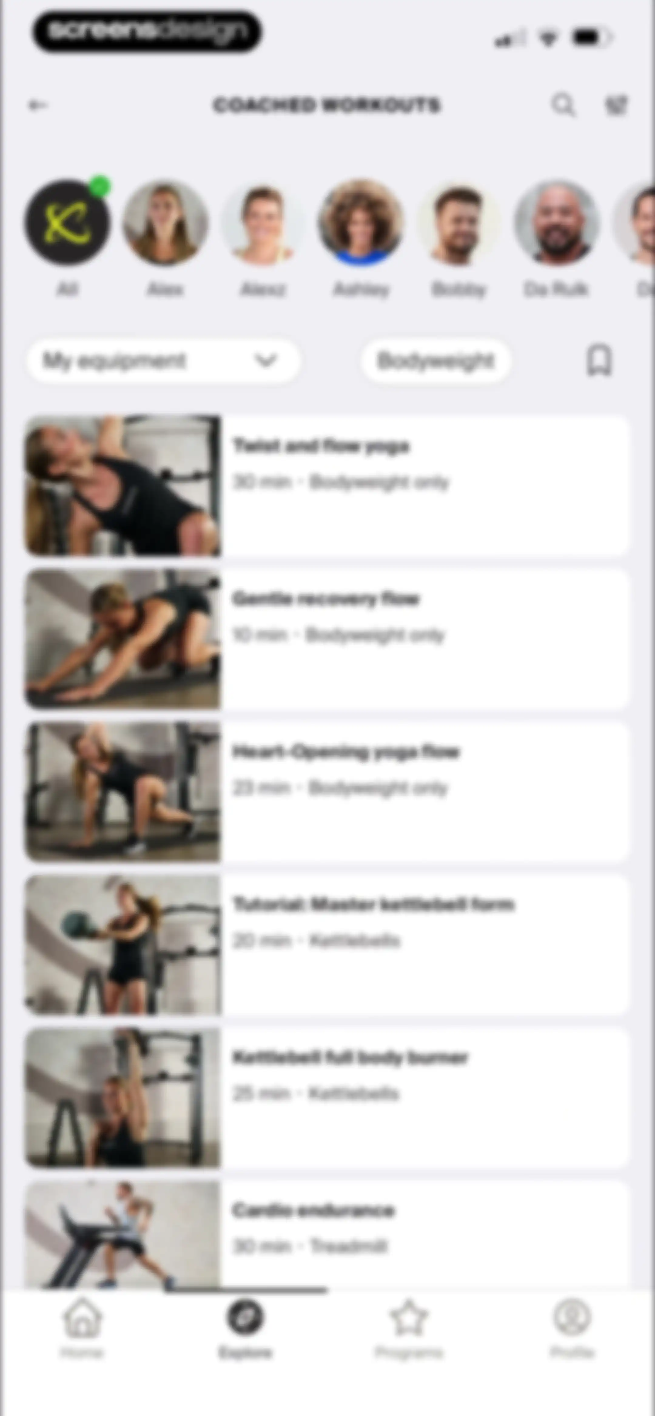 Centr: Strength & Fitness App screen 89