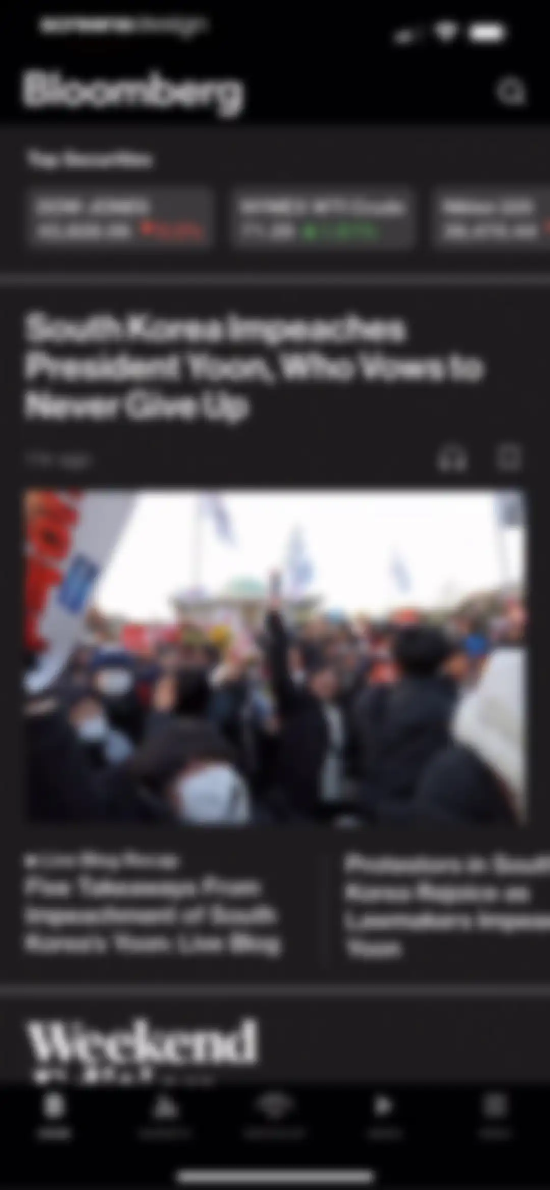 Bloomberg: Business News Daily screen 16