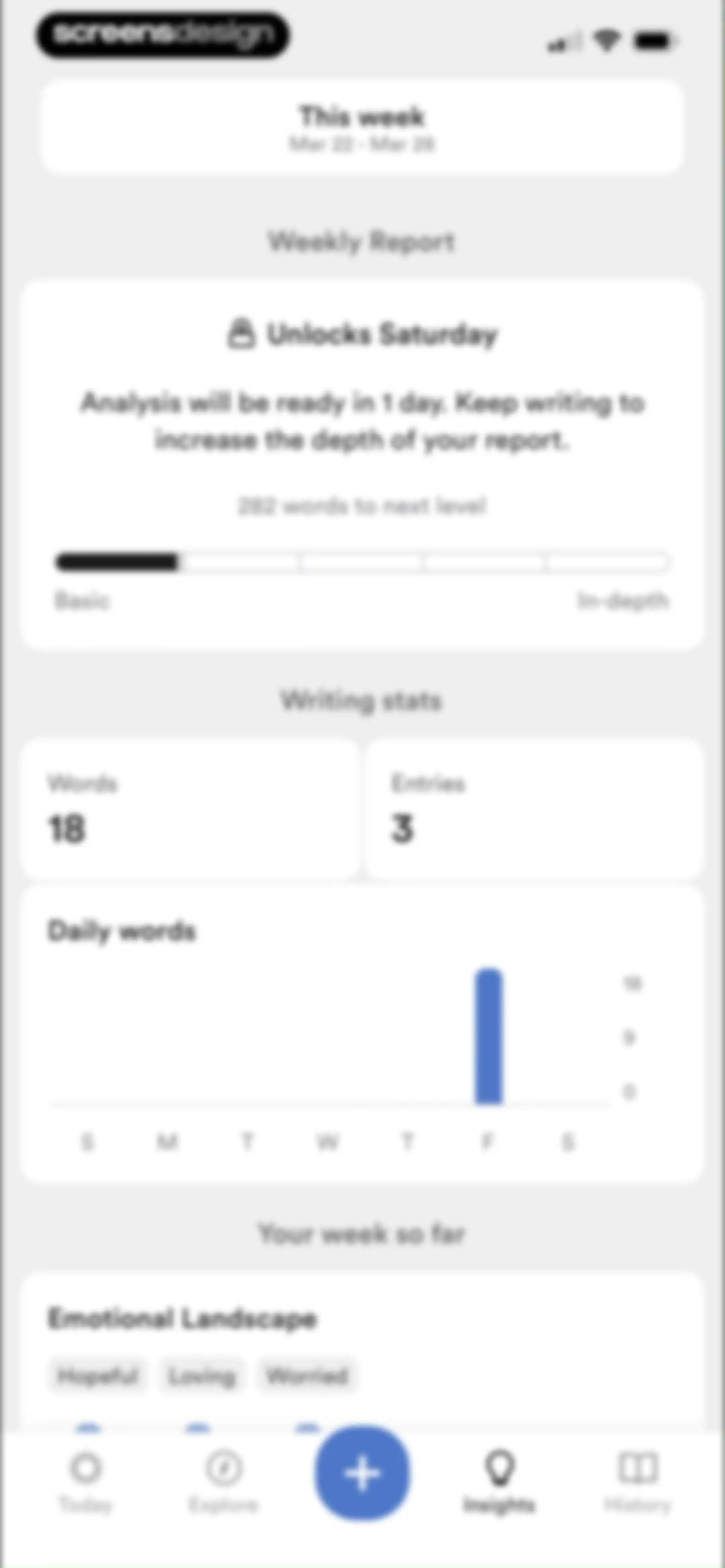 Rosebud: AI Journal & Diary screen 111