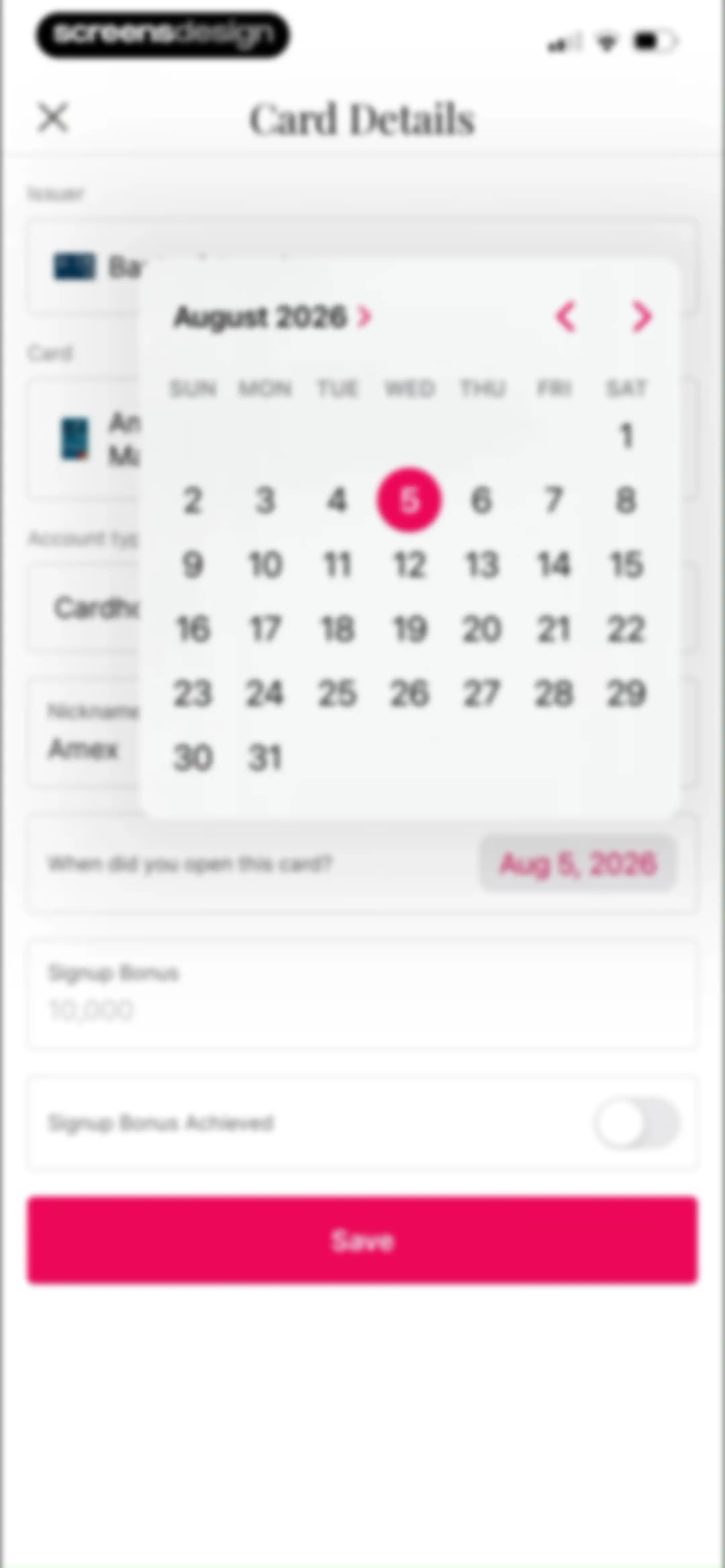 Roame - Award Travel screen 67