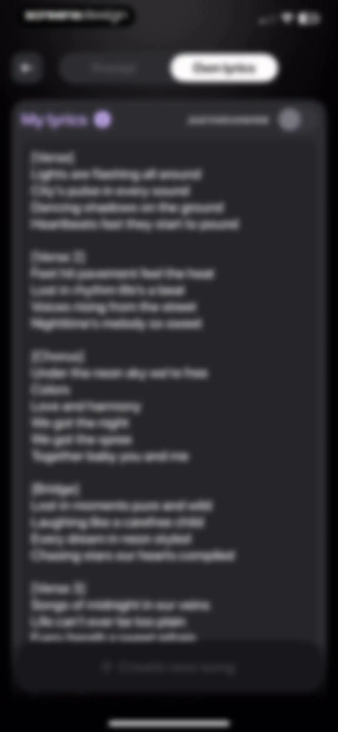 AI Song Music Generator: Muzio screen 12
