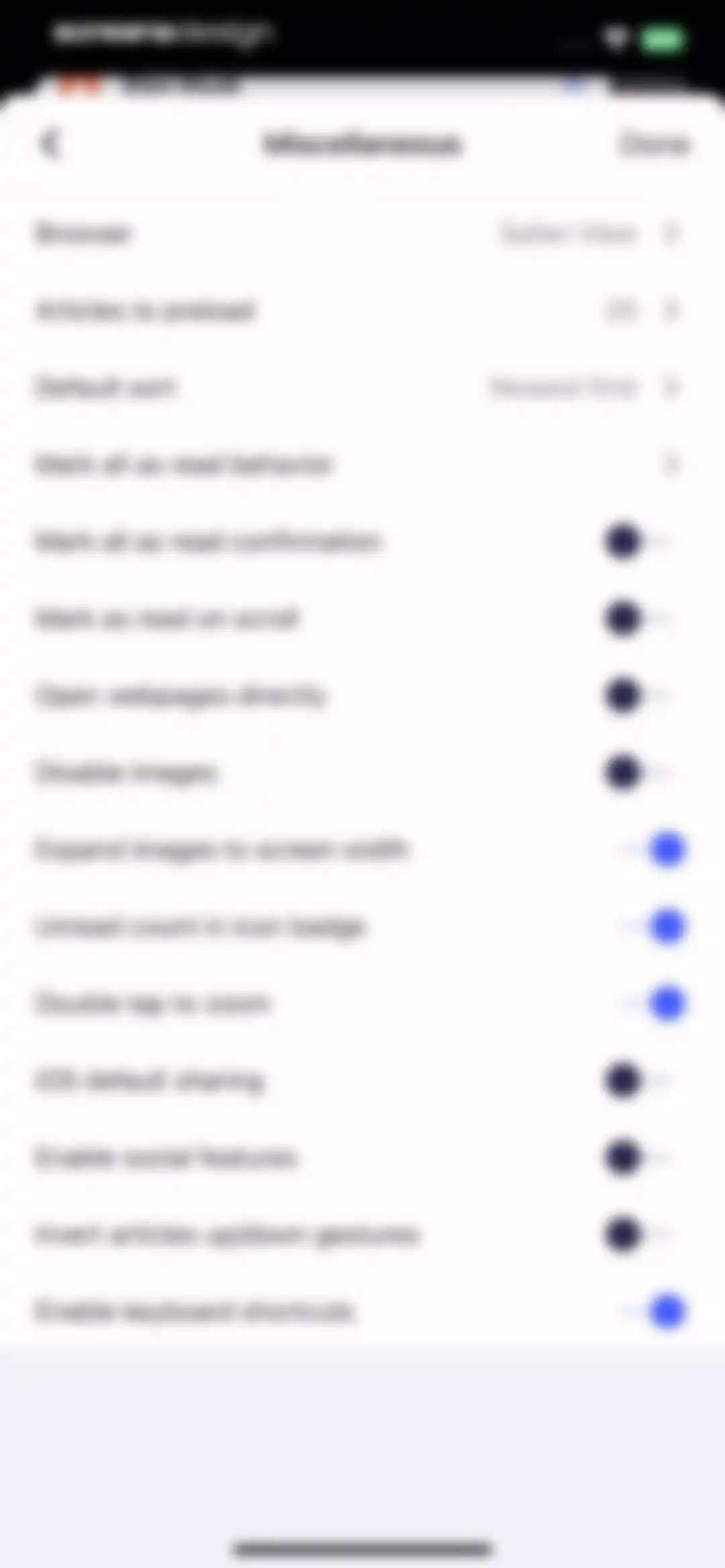 Inoreader: News & RSS reader screen 72