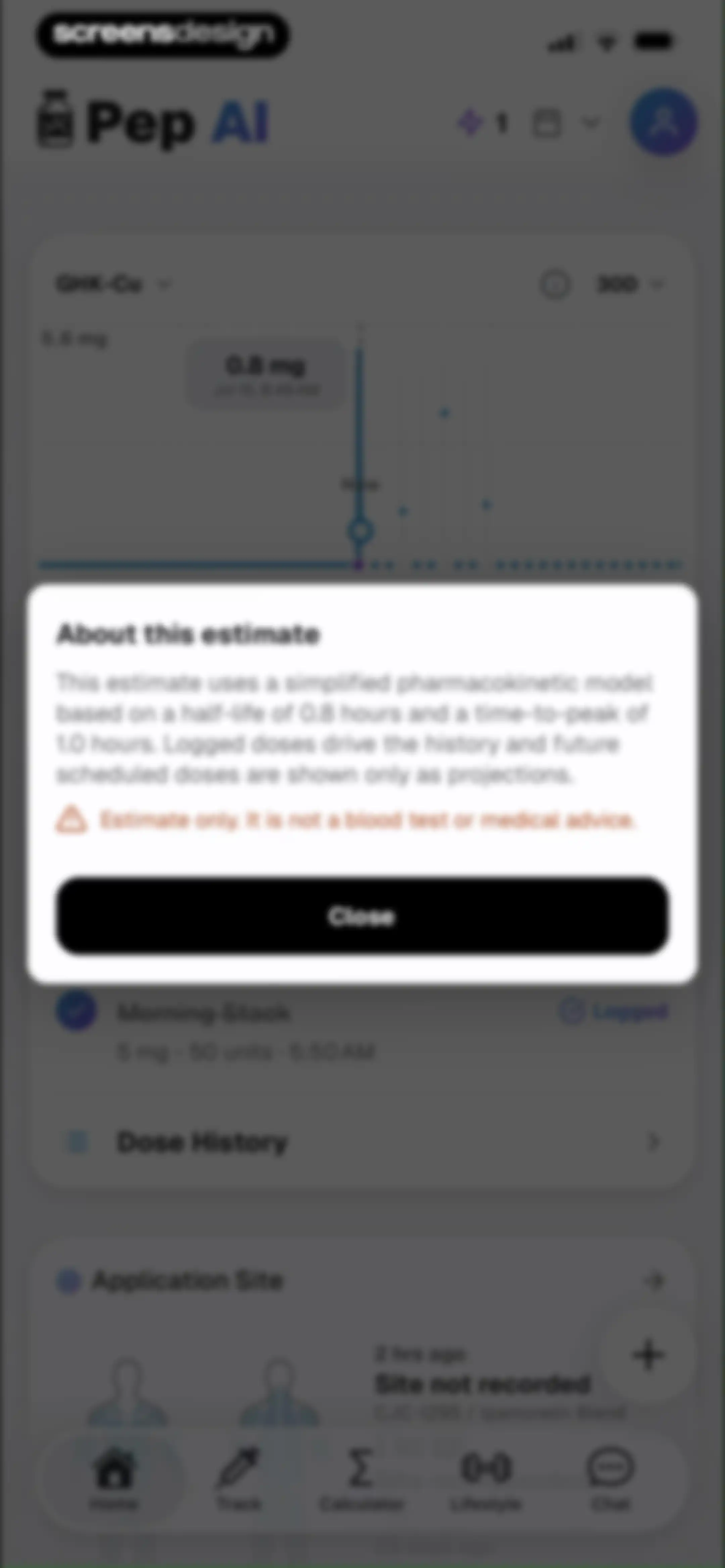 Pep AI: Peptide GLP-1 Tracker screen 78